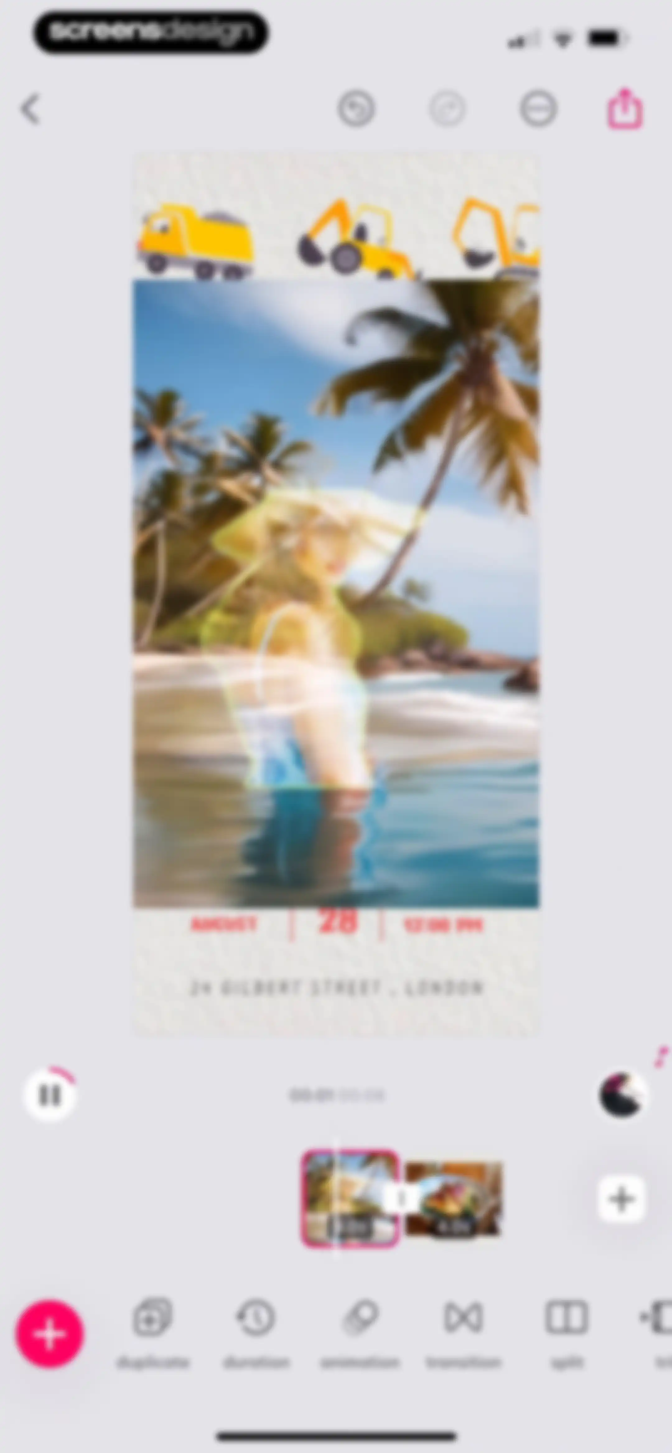 Bazaart AI Photo Editor Design screen 131