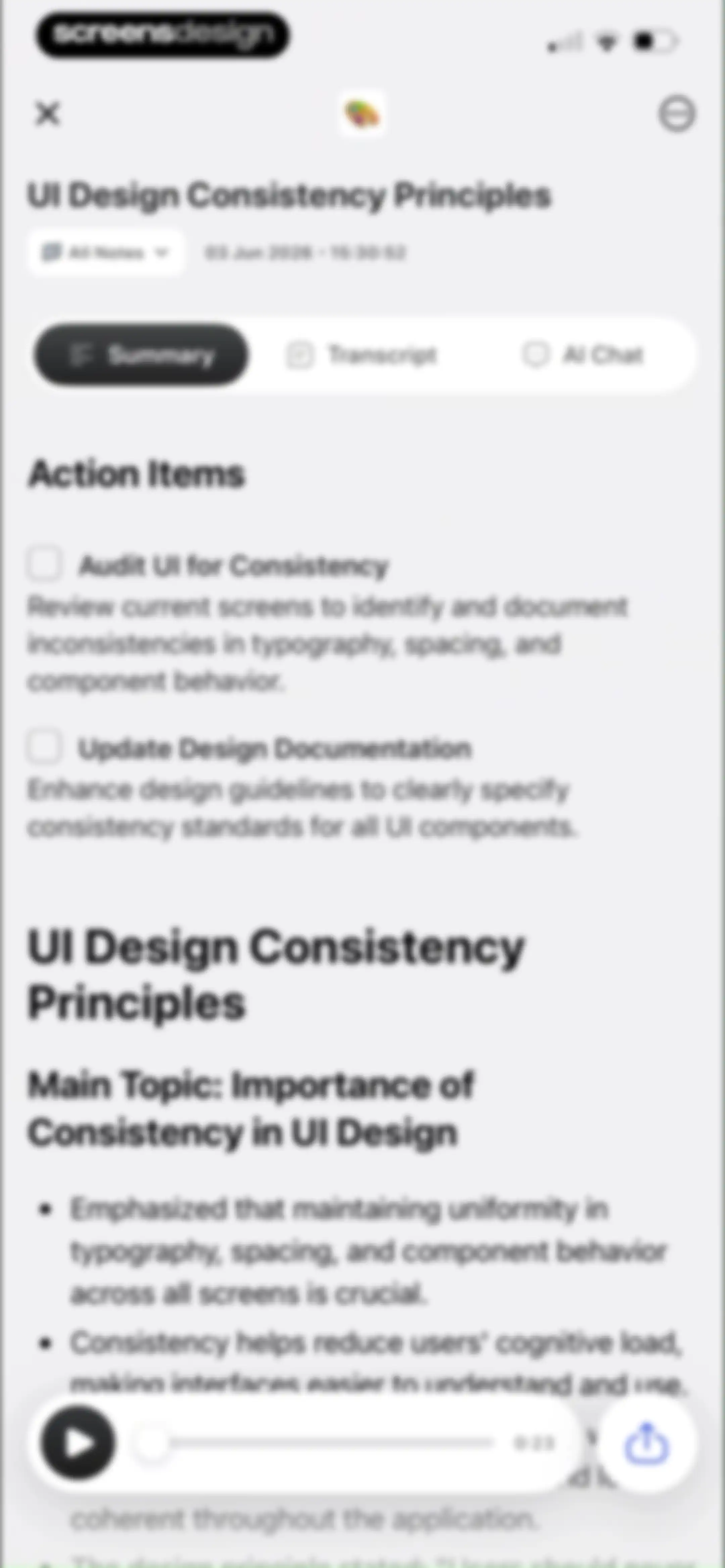 Notee: AI Note Taker screen 33