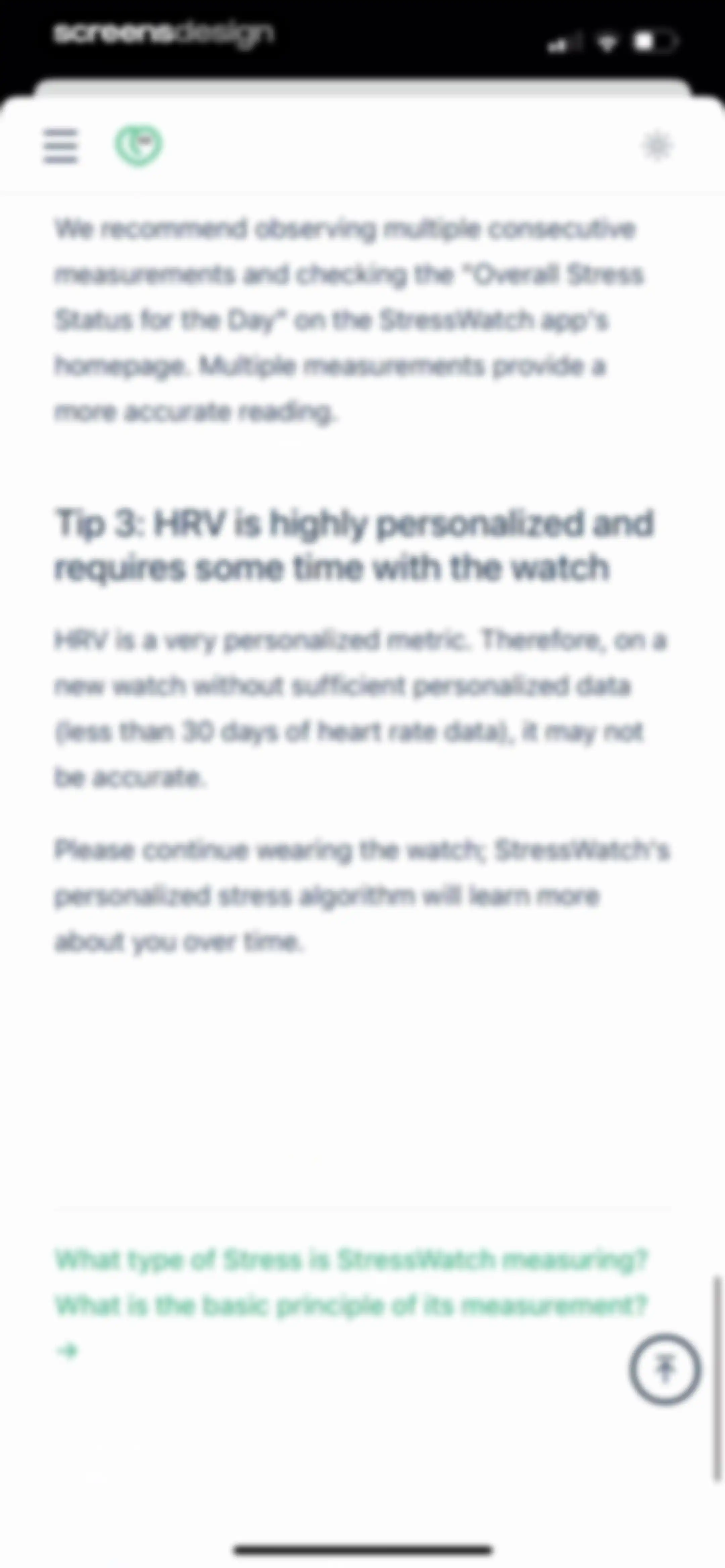 StressWatch: AI Stress Monitor screen 46
