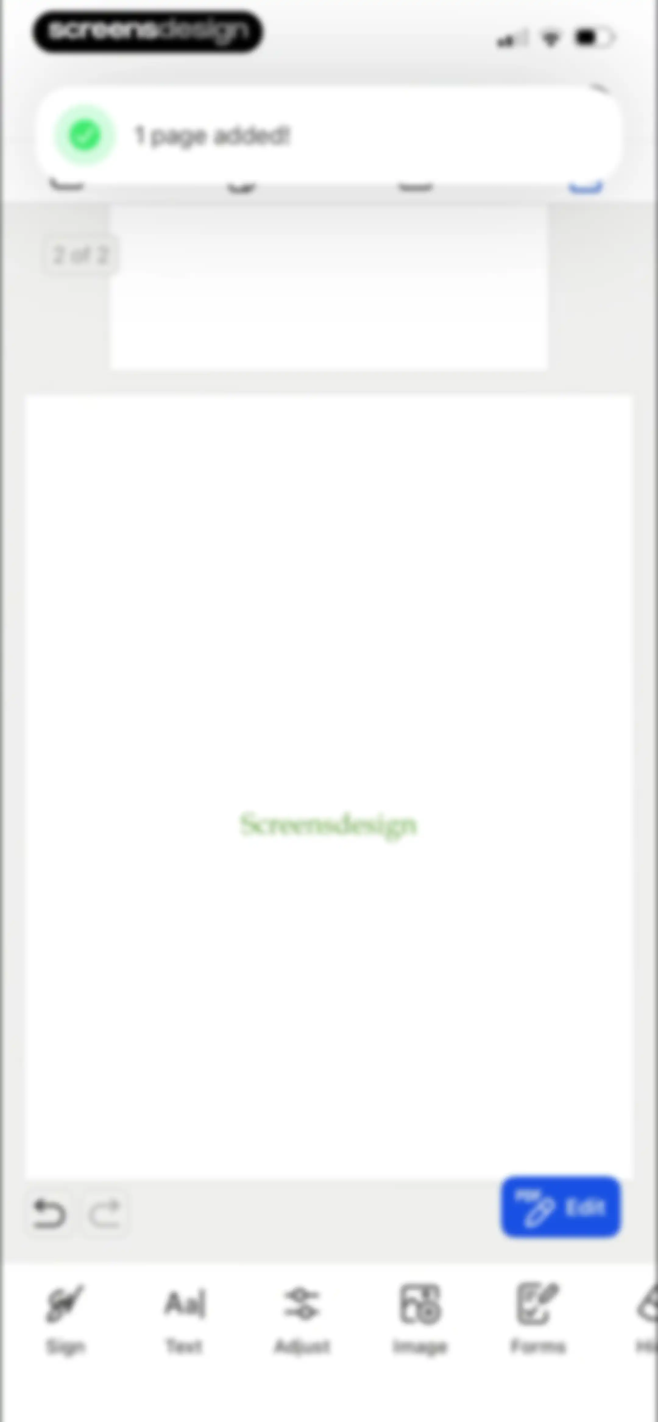 Forma: PDF Document Editor screen 82