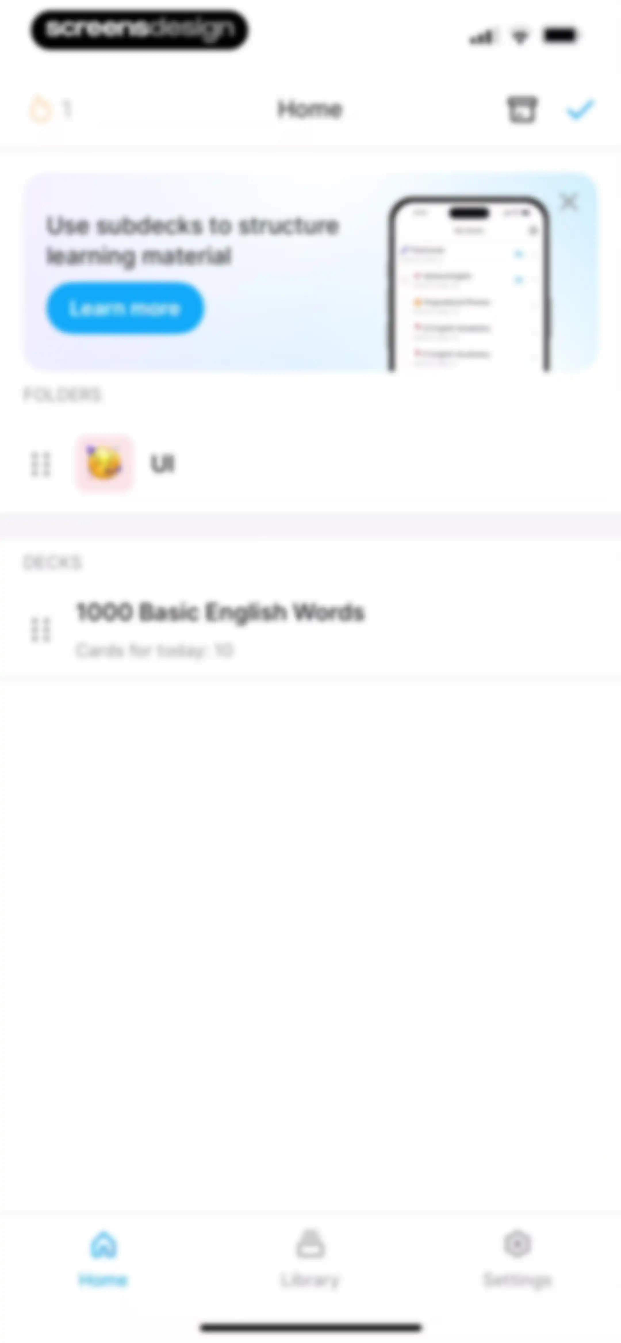 Noji - Flashcards study app screen 105
