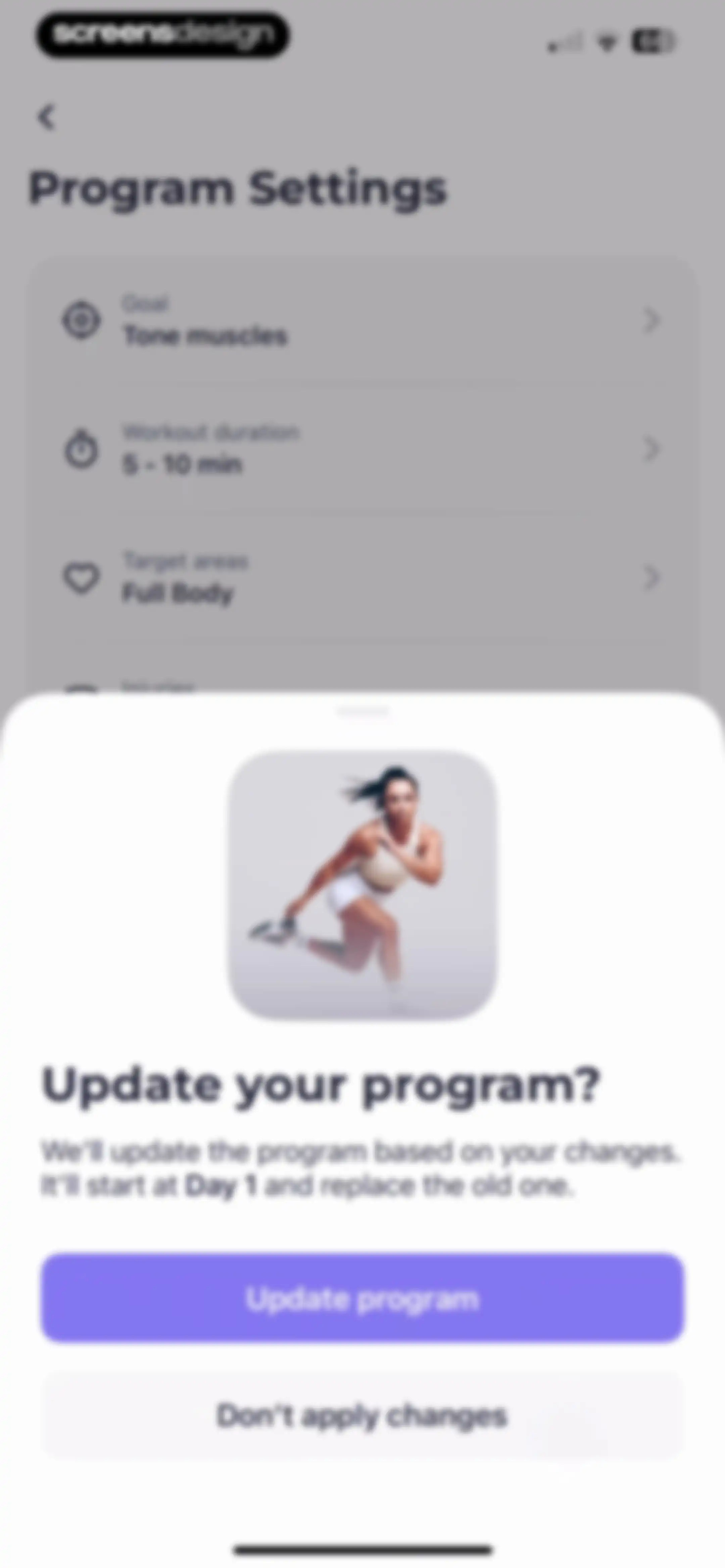 FitMe - Lazy Workout at Home screen 70