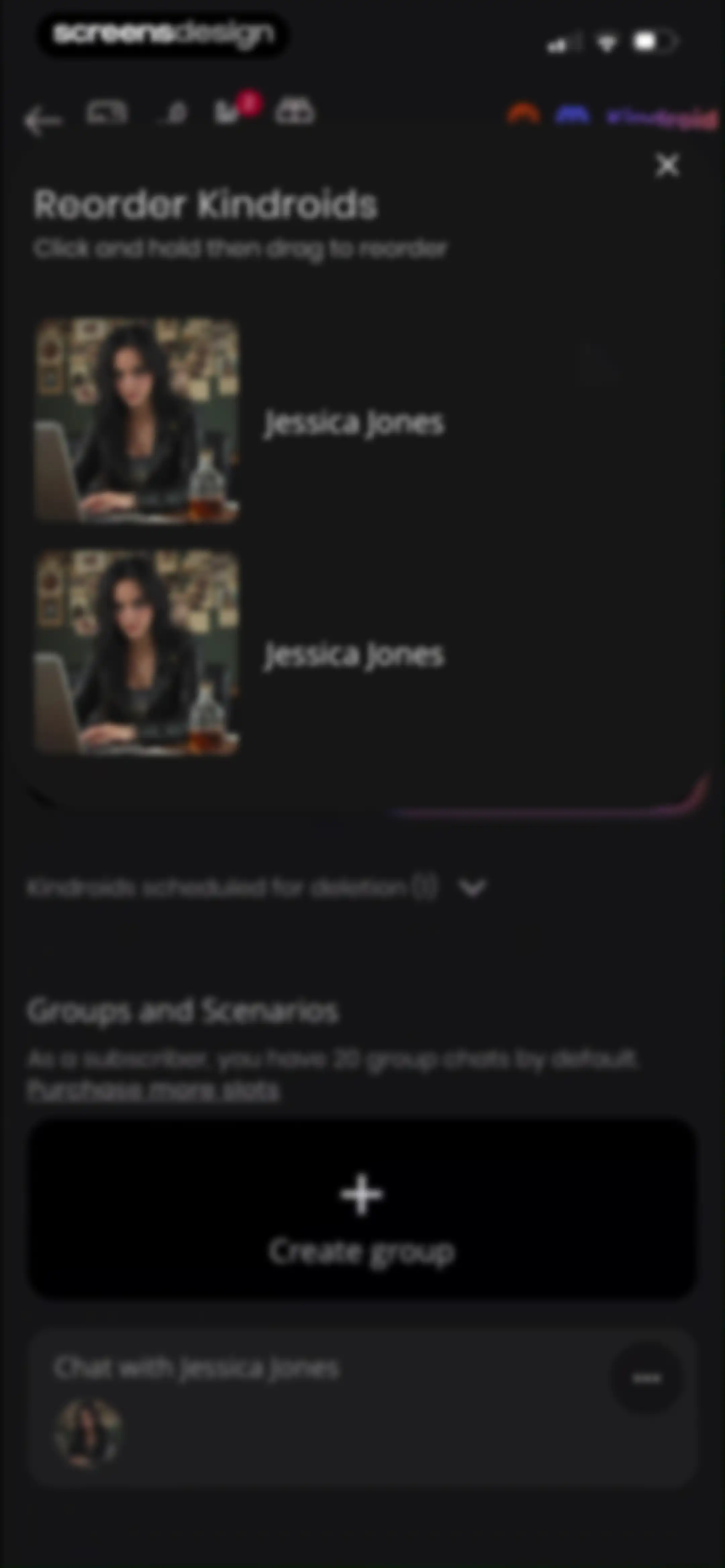 Kindroid: Your Personal AI screen 109