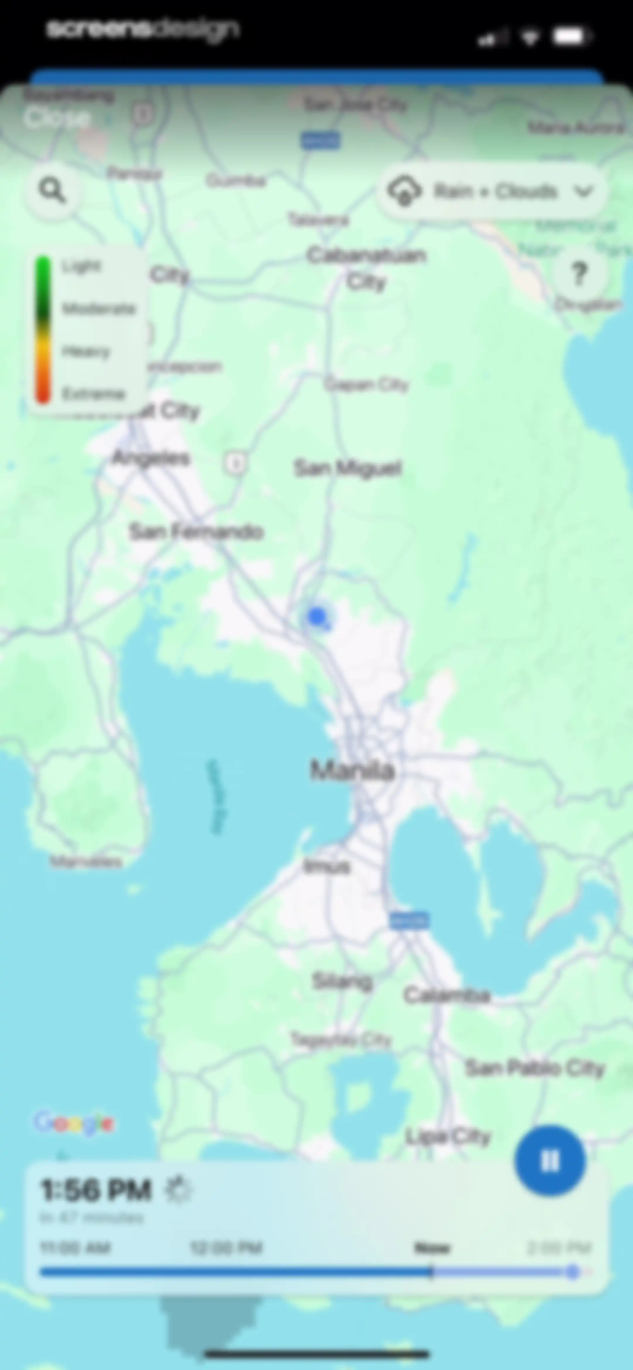 Fishing Points: Map & Forecast screen 100
