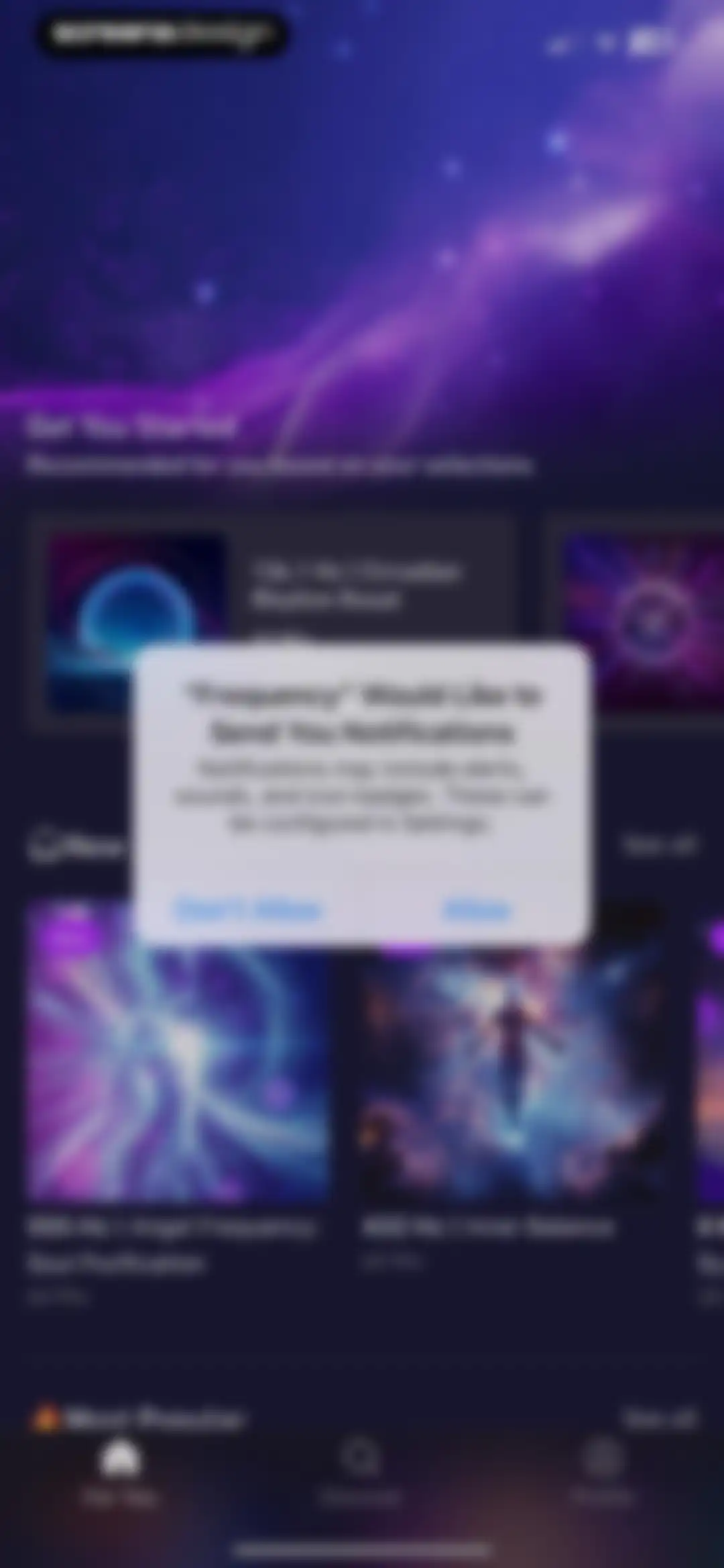 Frequency: Healing Sounds screen 14