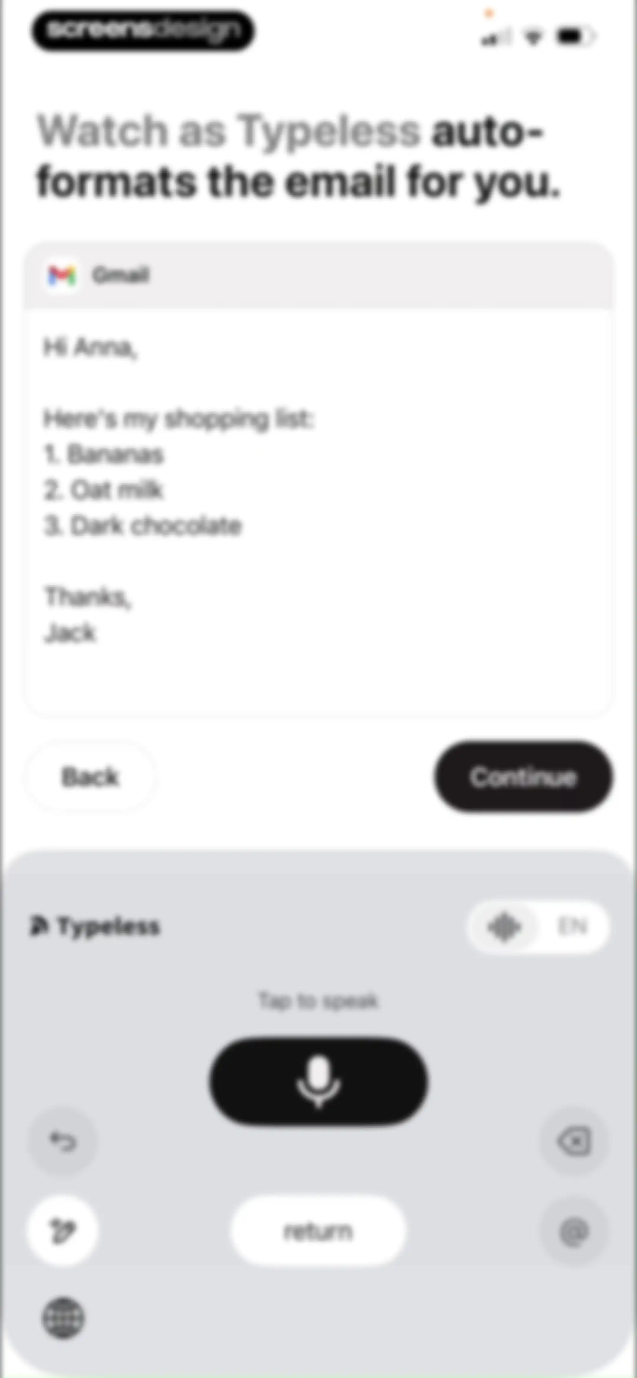 Typeless: AI Voice Keyboard screen 23