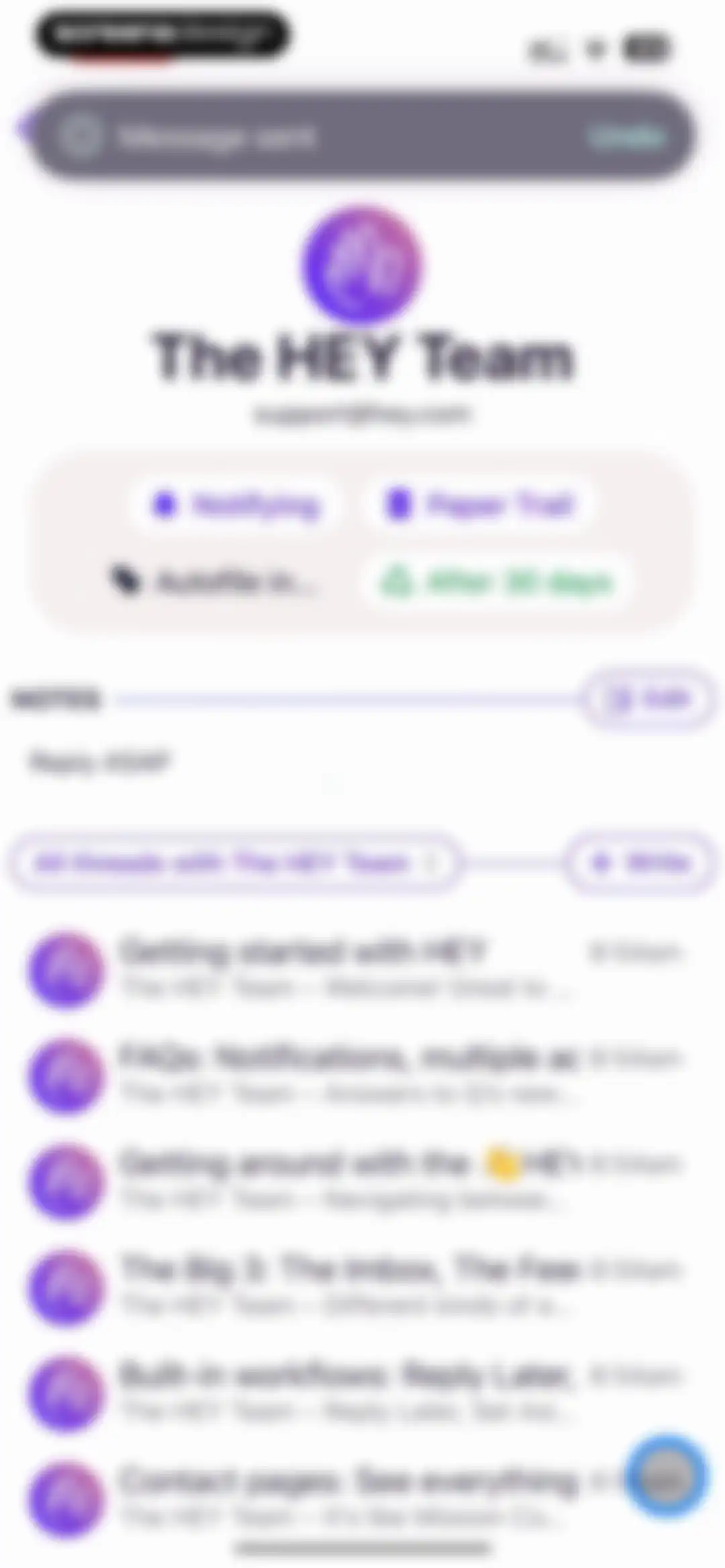 HEY Email screen 46