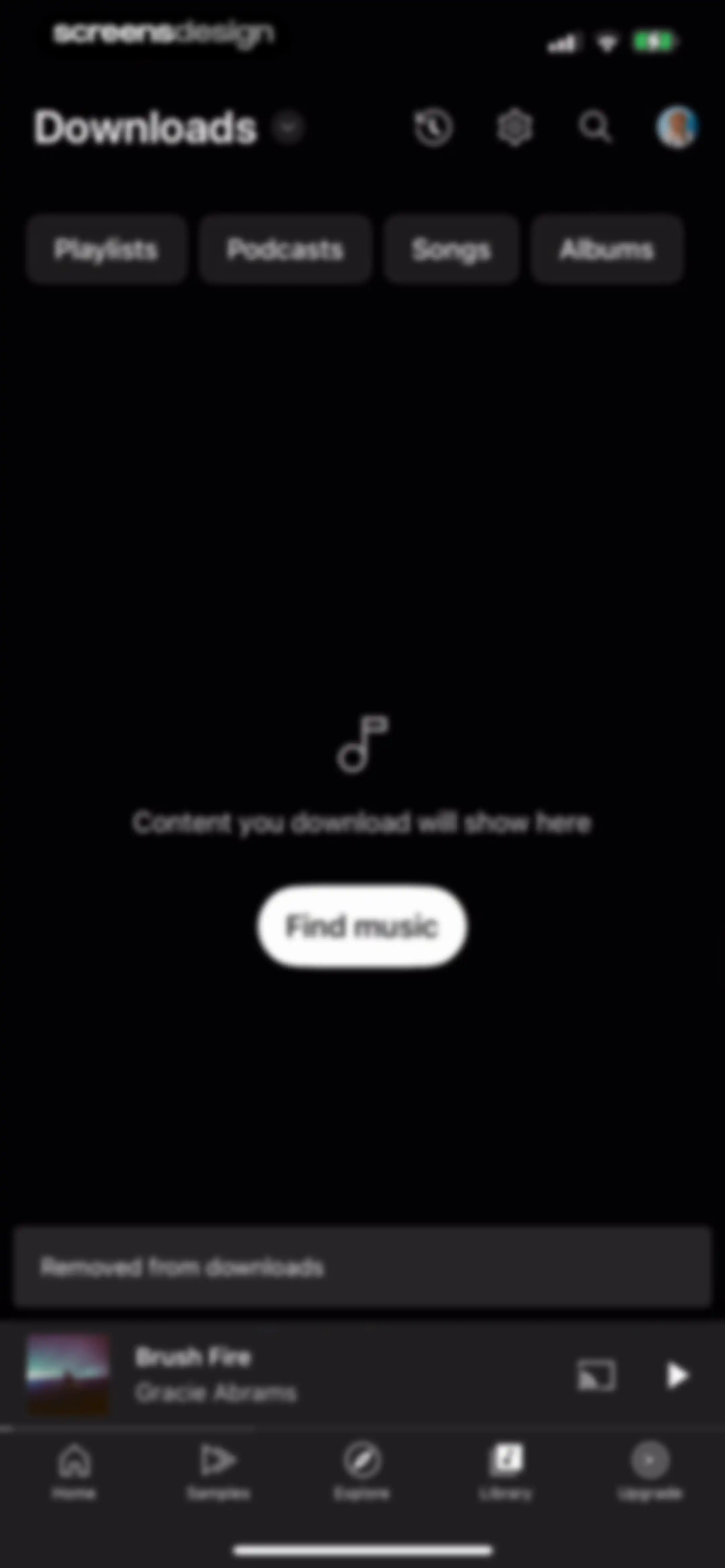 YouTube Music screen 155