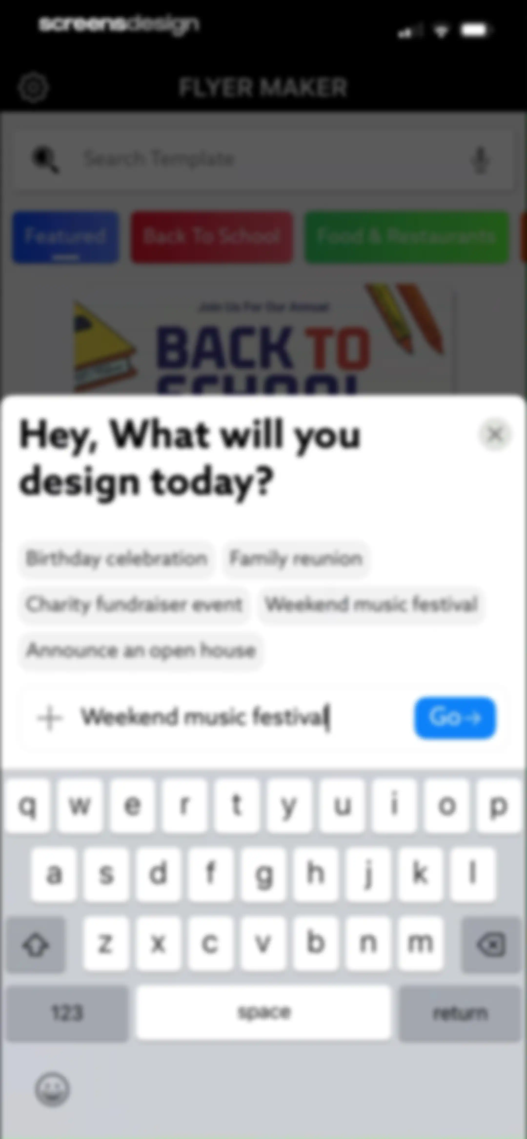 Flyer Maker + Poster Maker screen 19