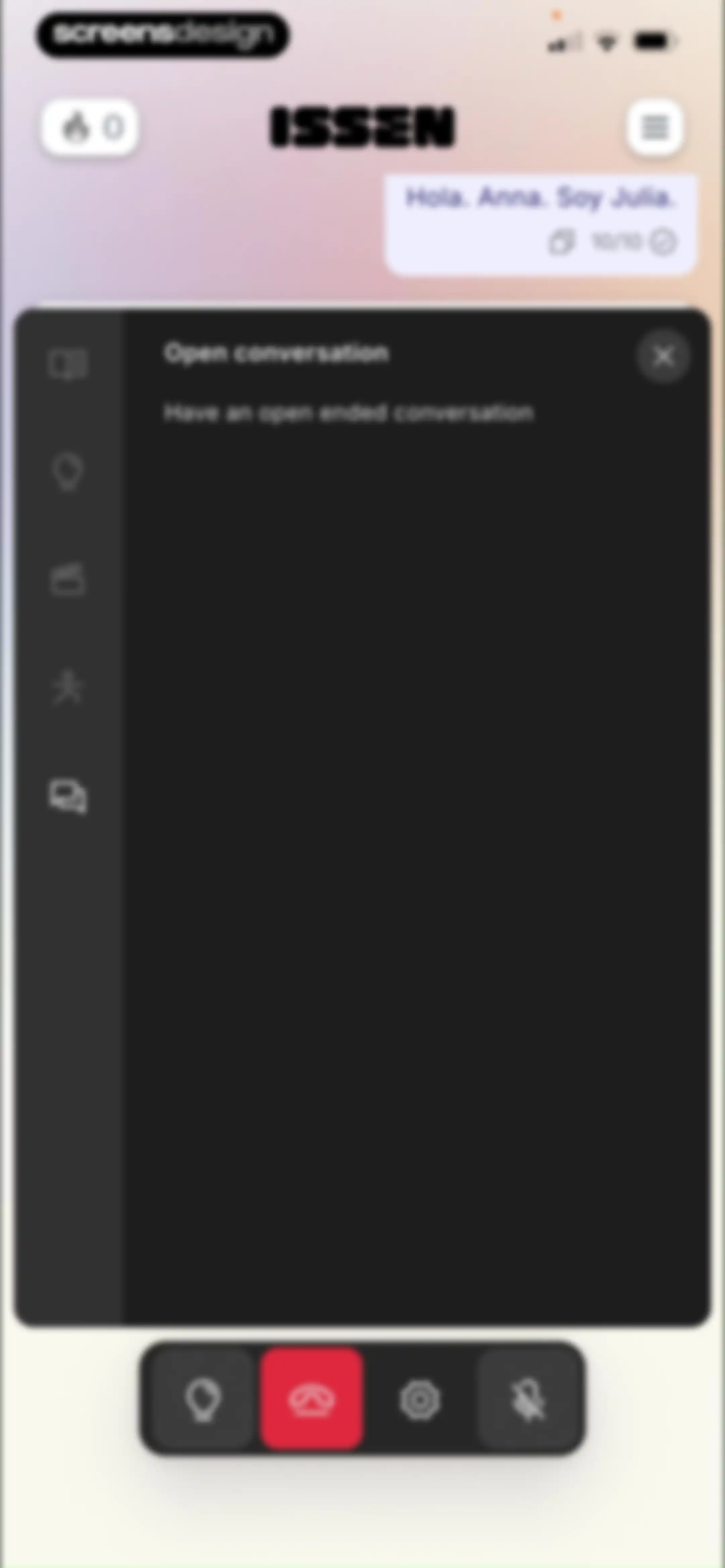 ISSEN - Voice Tutor screen 27