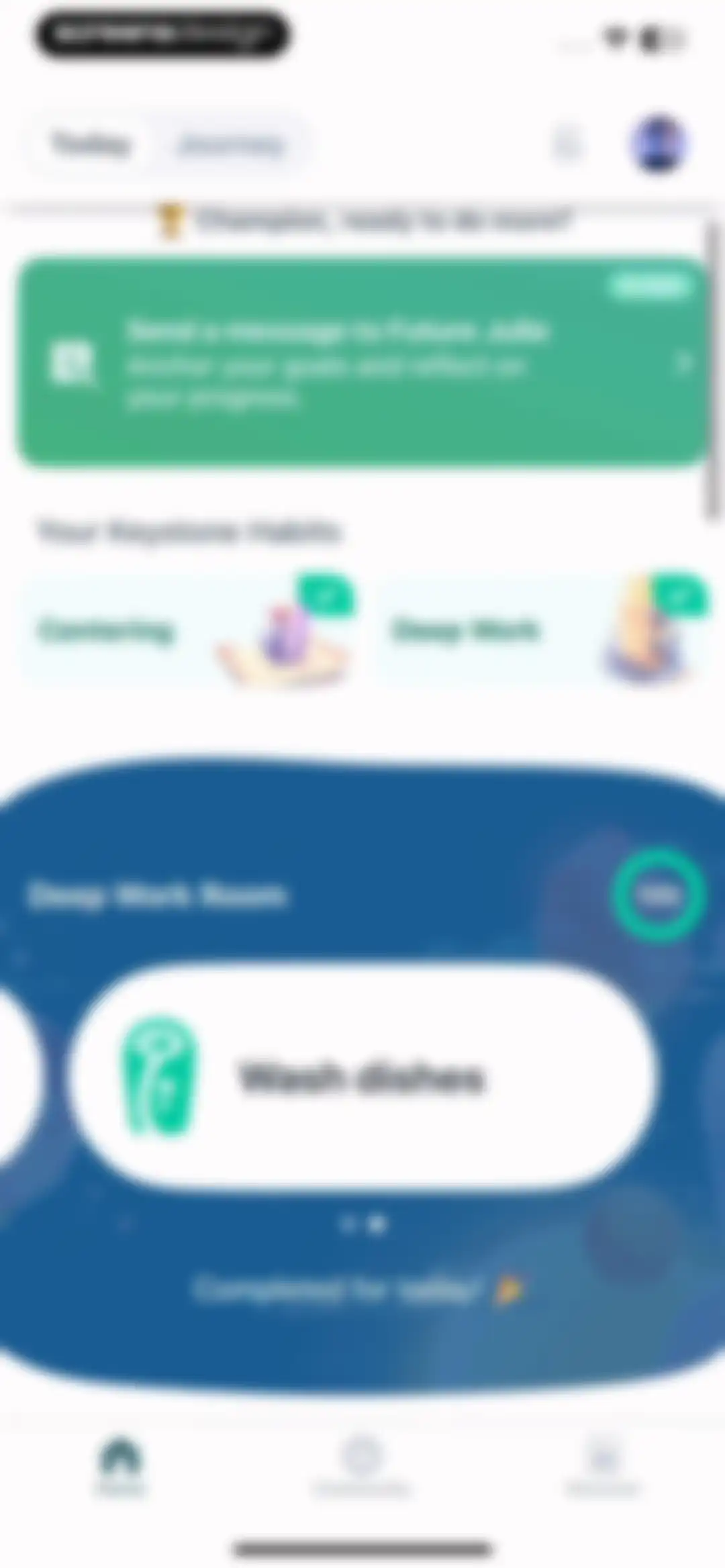 Clarify: Focus & Task Manager screen 132