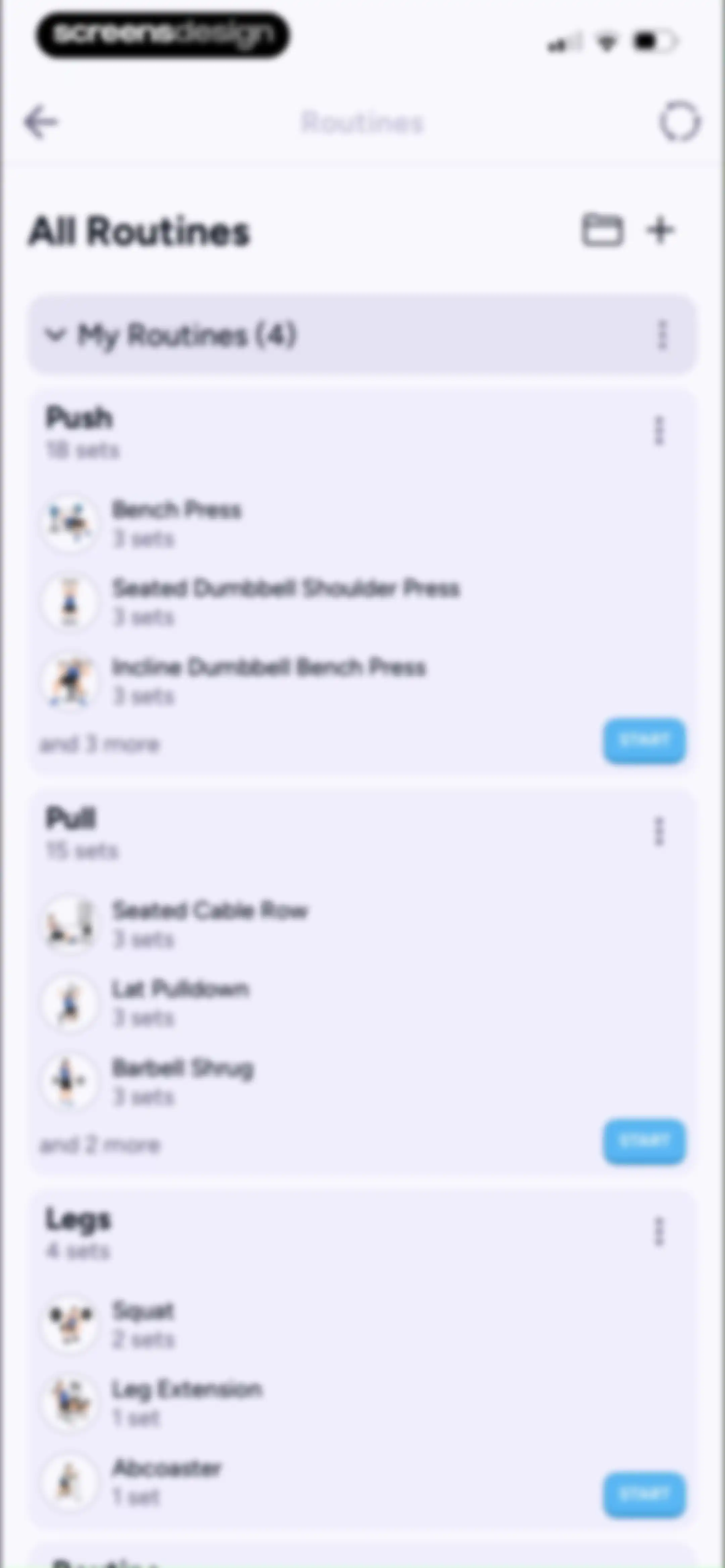 Liftoff - Ranked Gym Workouts screen 286