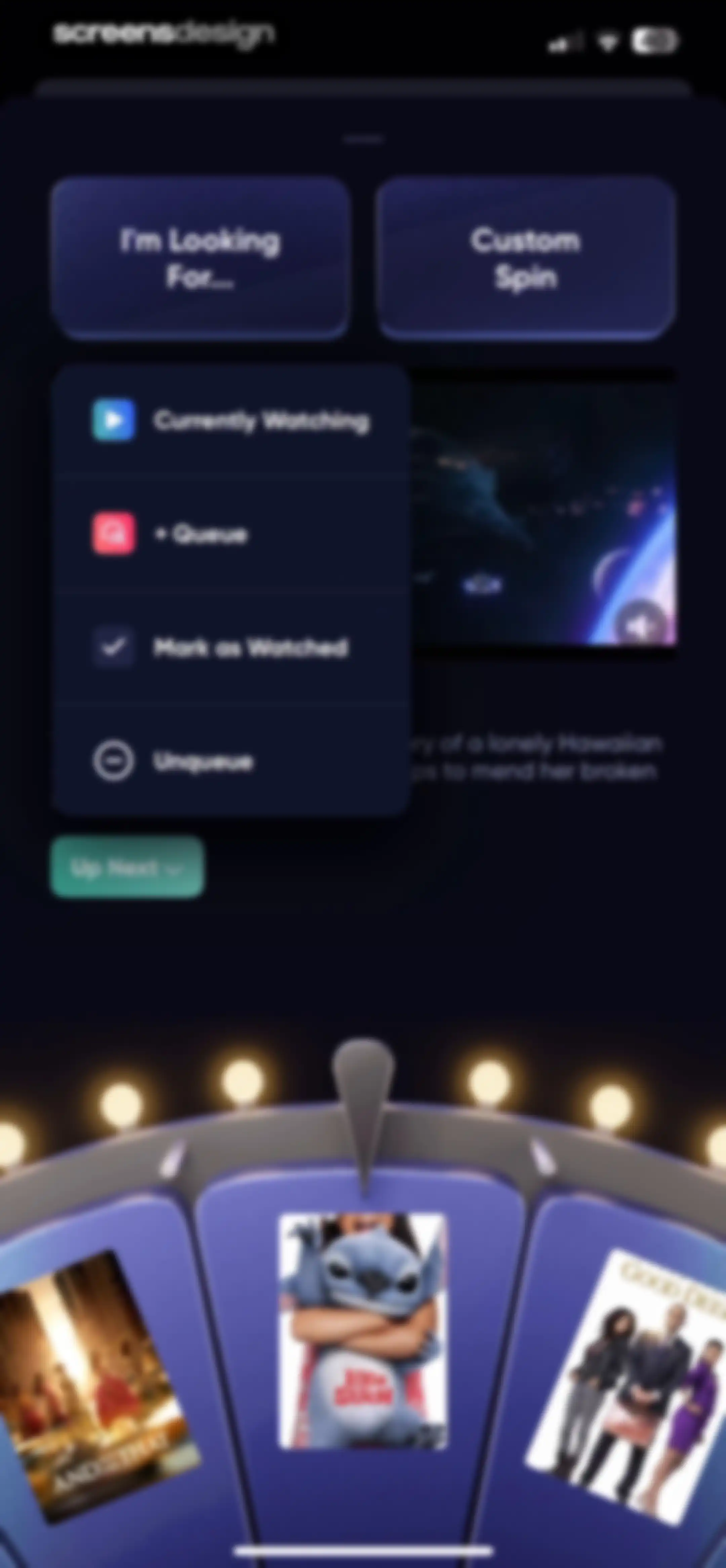 Queue - Find Movies & Shows screen 101