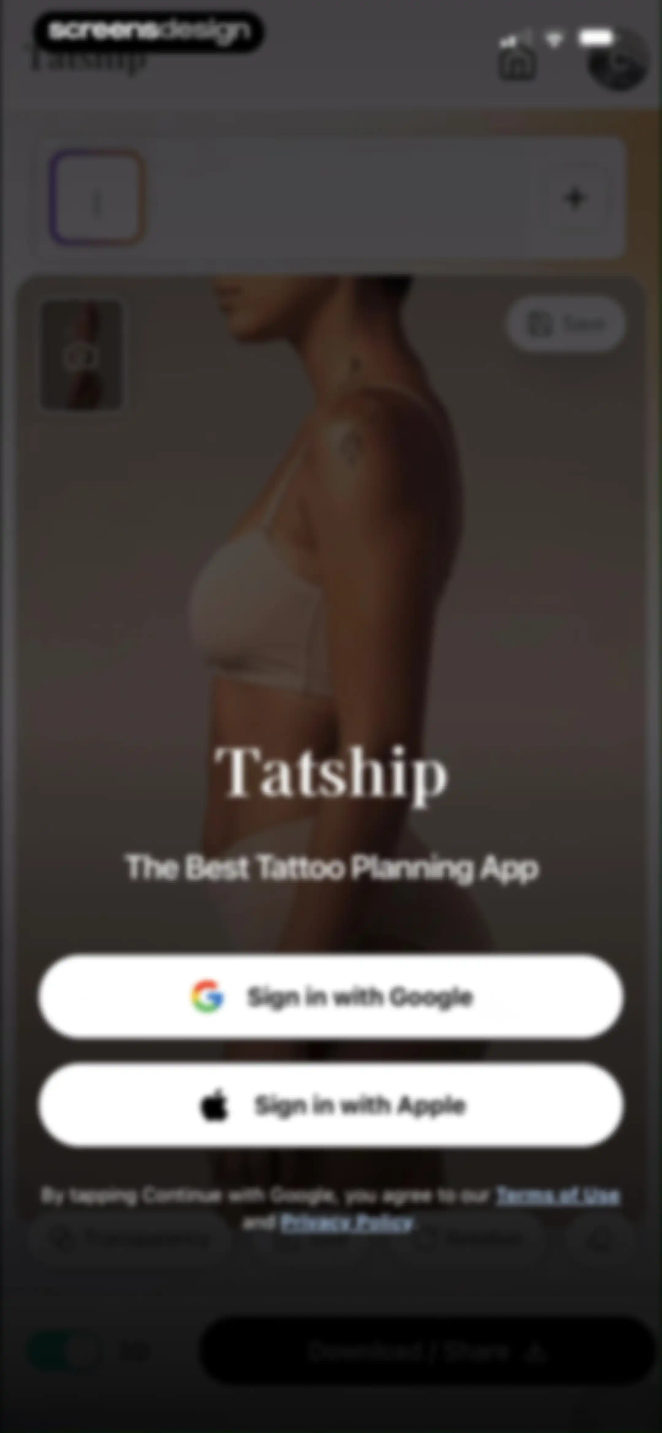 Tatship: Tattoo Design Try On screen 3