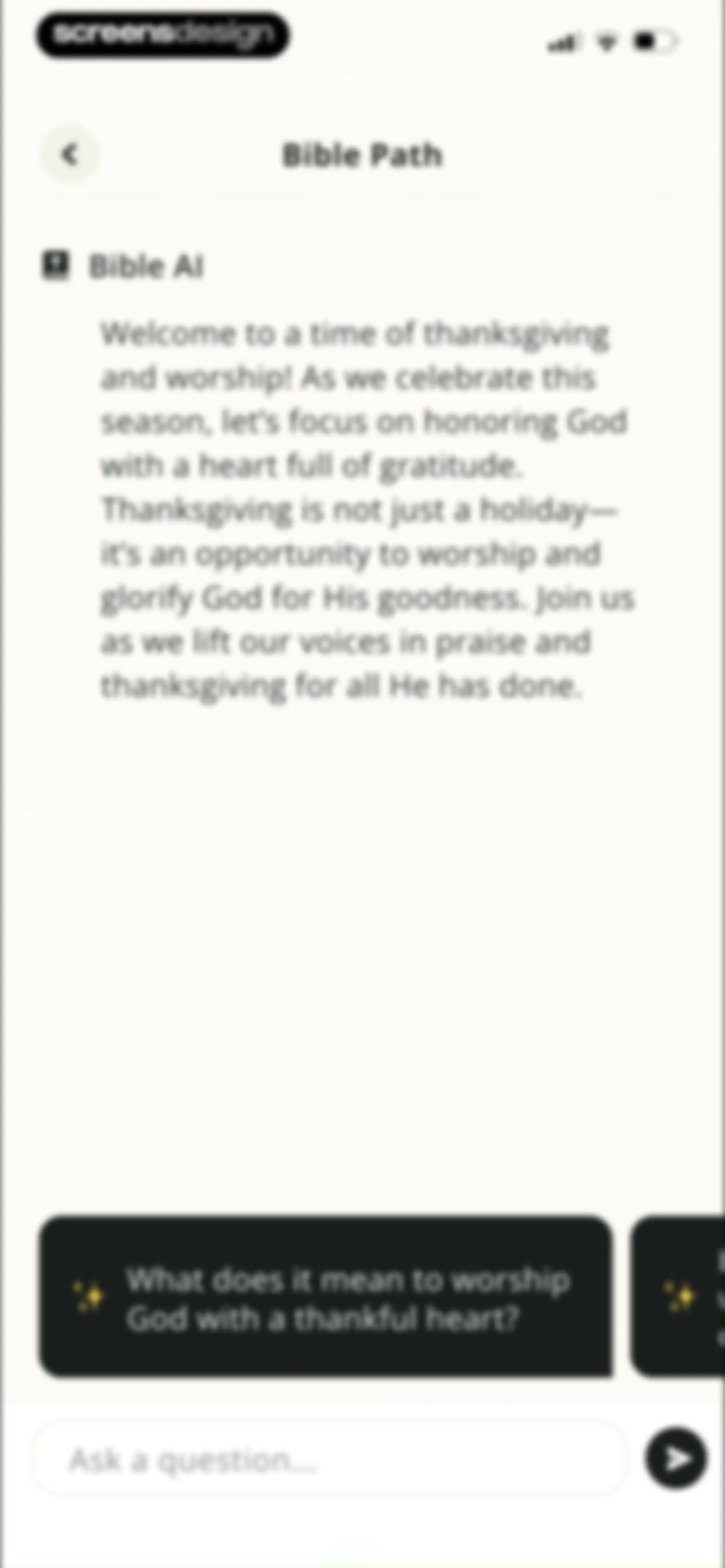 Bible Path: Prayers & Widgets screen 56