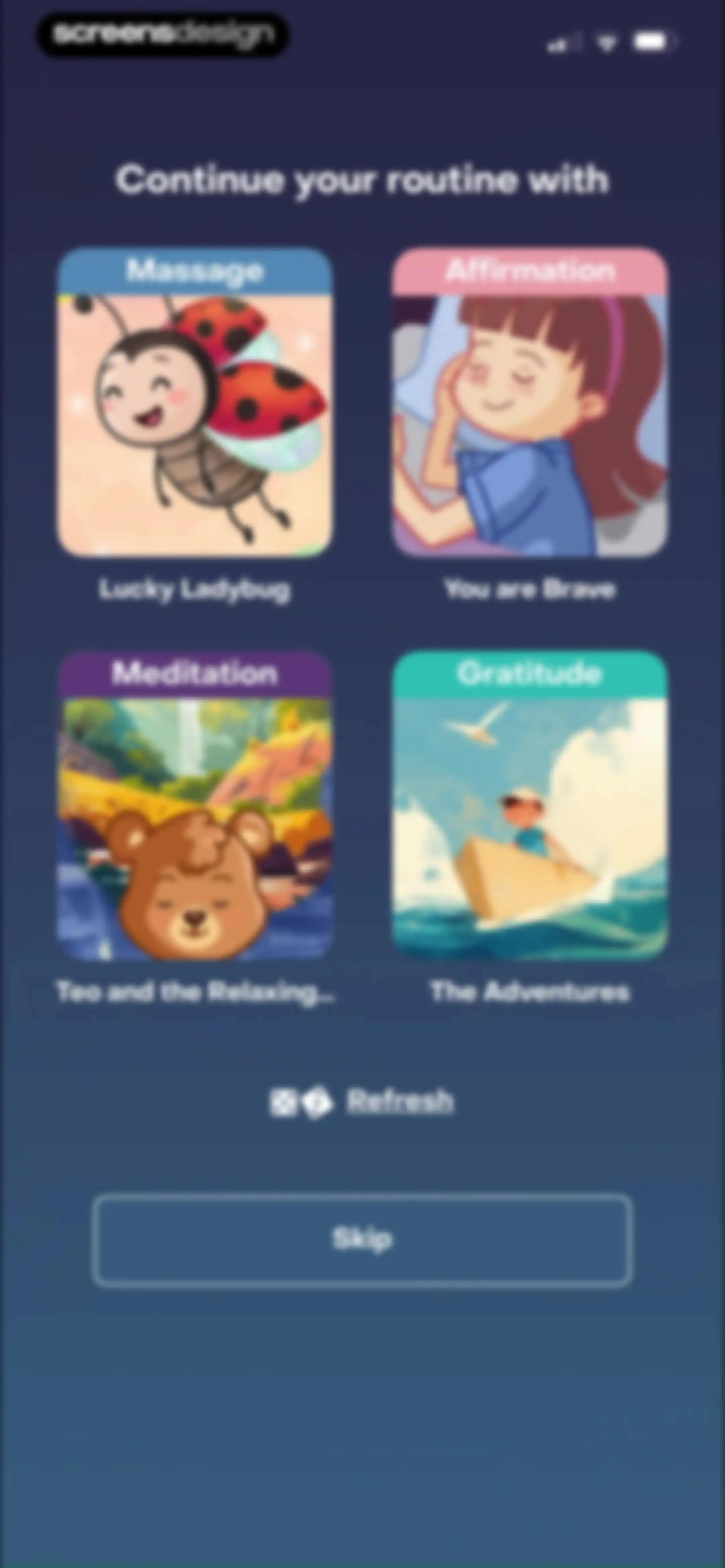 Storybook: Sleep & Meditation screen 64