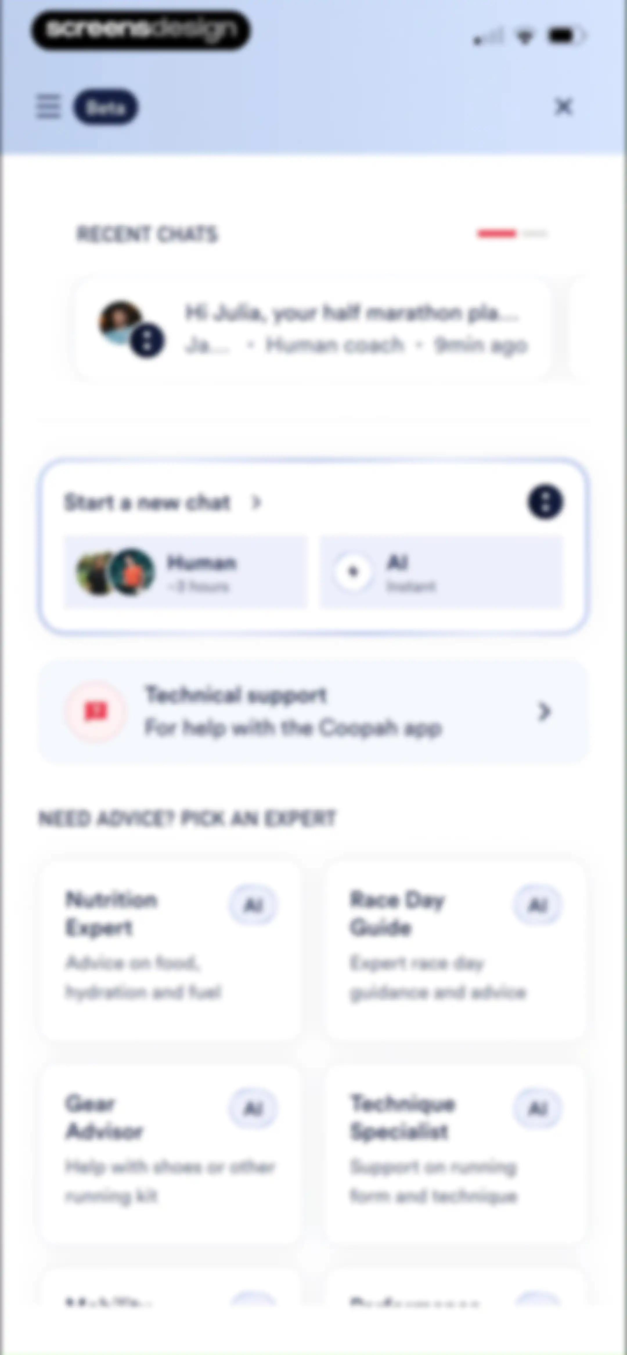 Coopah: The Run Coaching App screen 145