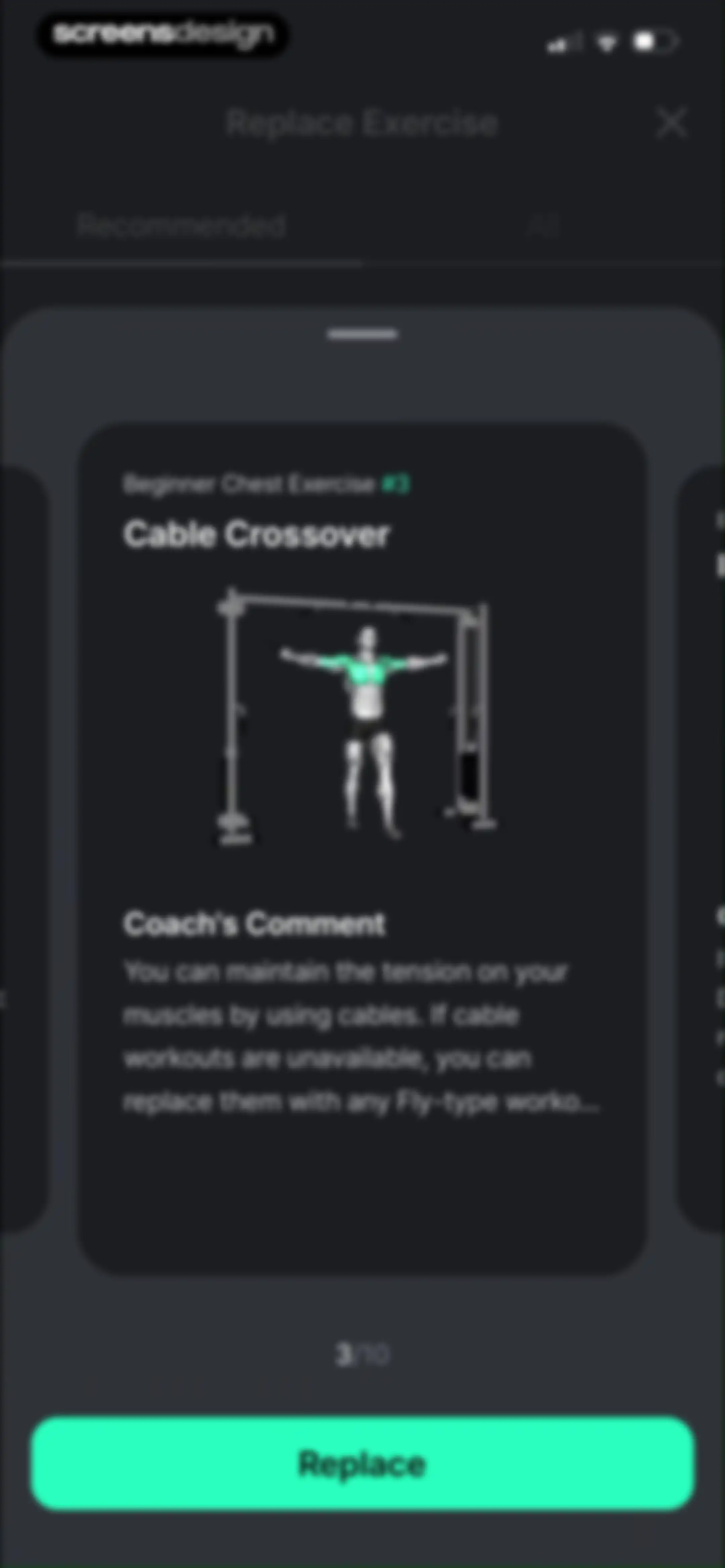 Planfit AI Gym Workout Planner screen 69