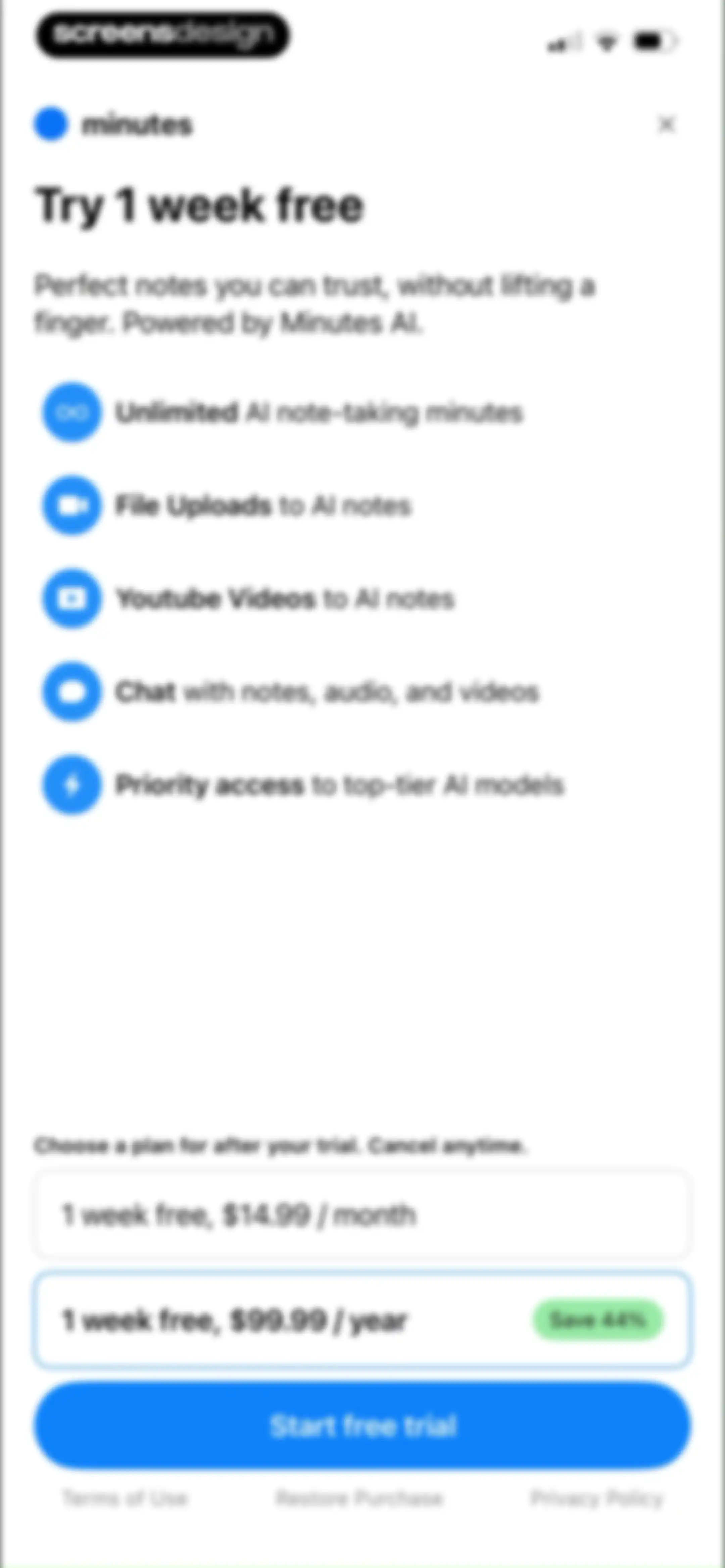Minutes: AI Meeting Note Taker screen 8