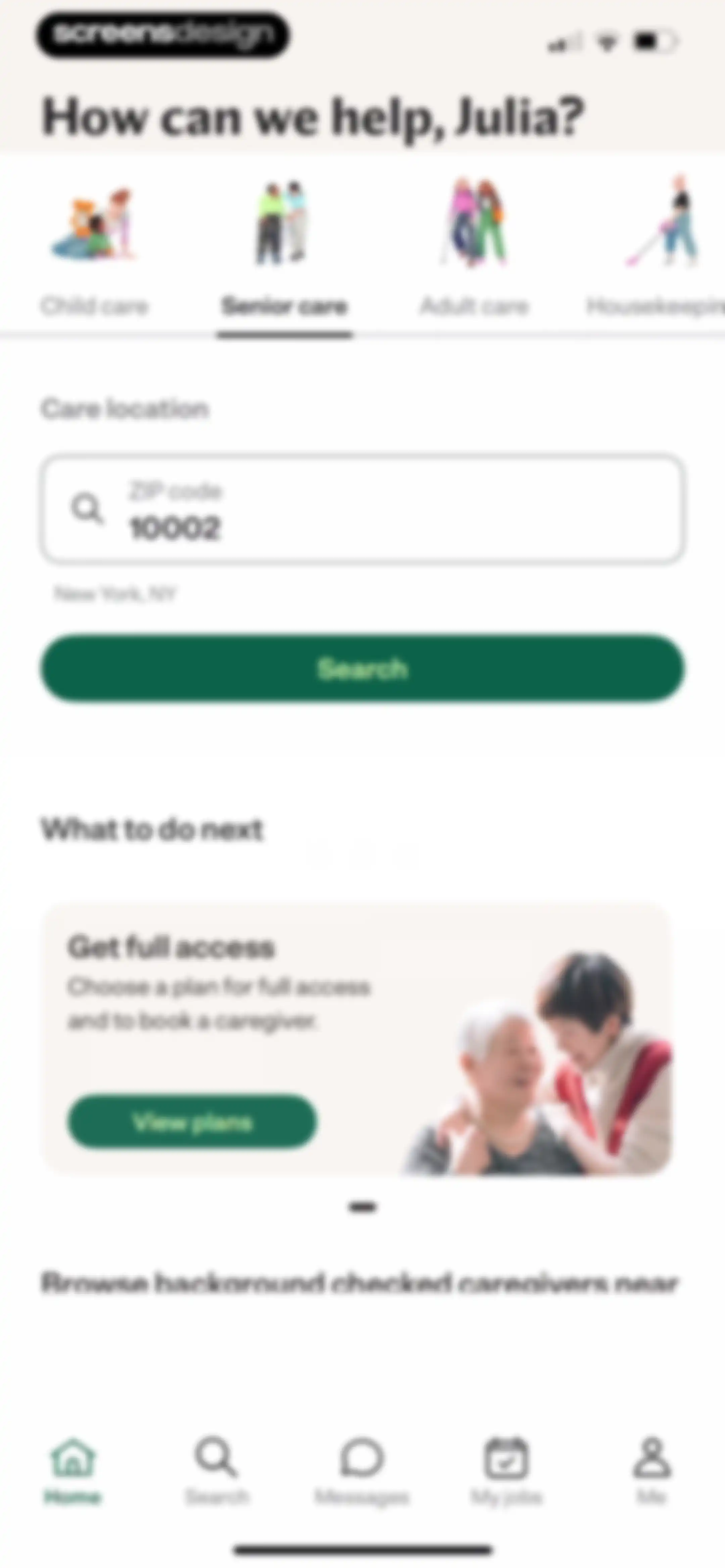 Care.com: Hire Caregivers screen 32
