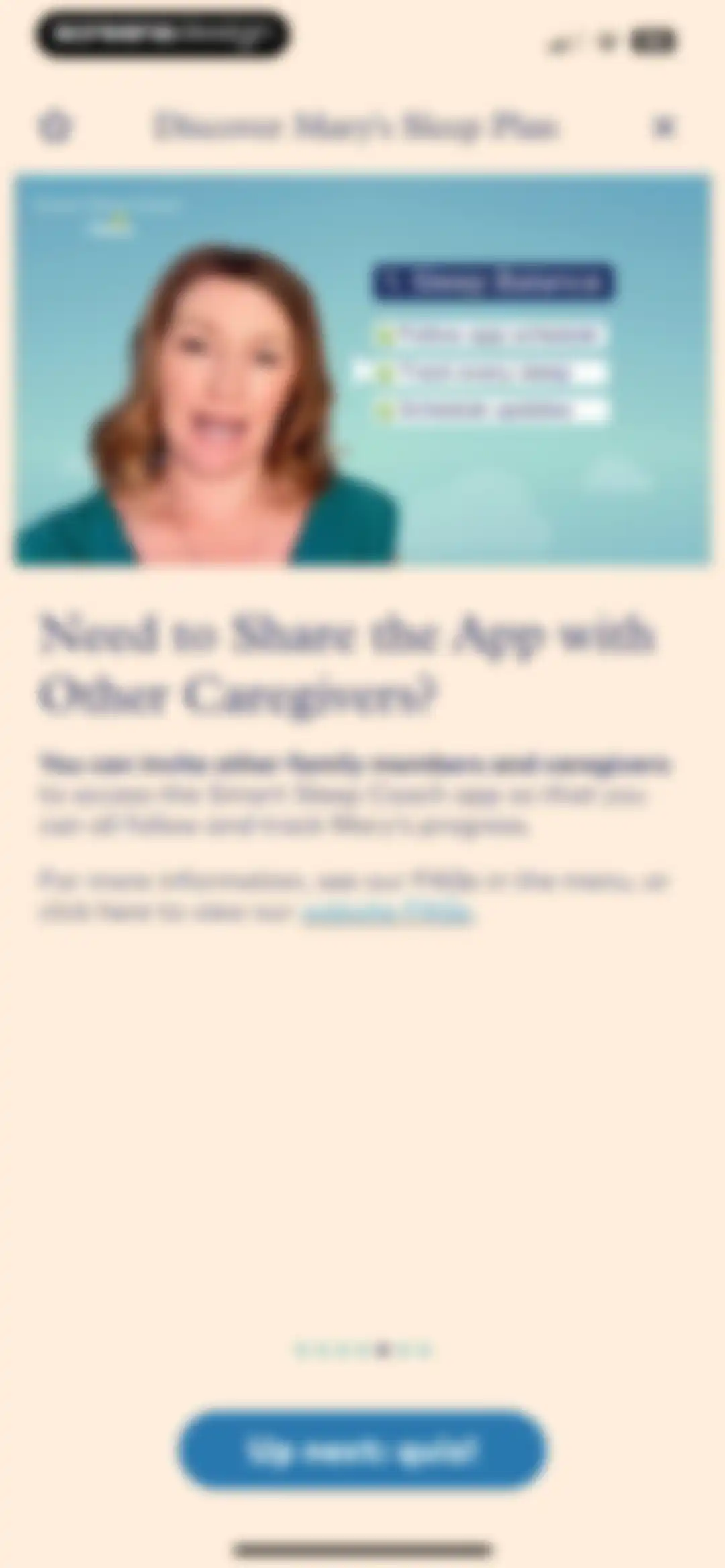 Smart Sleep Coach by Pampers™ screen 51