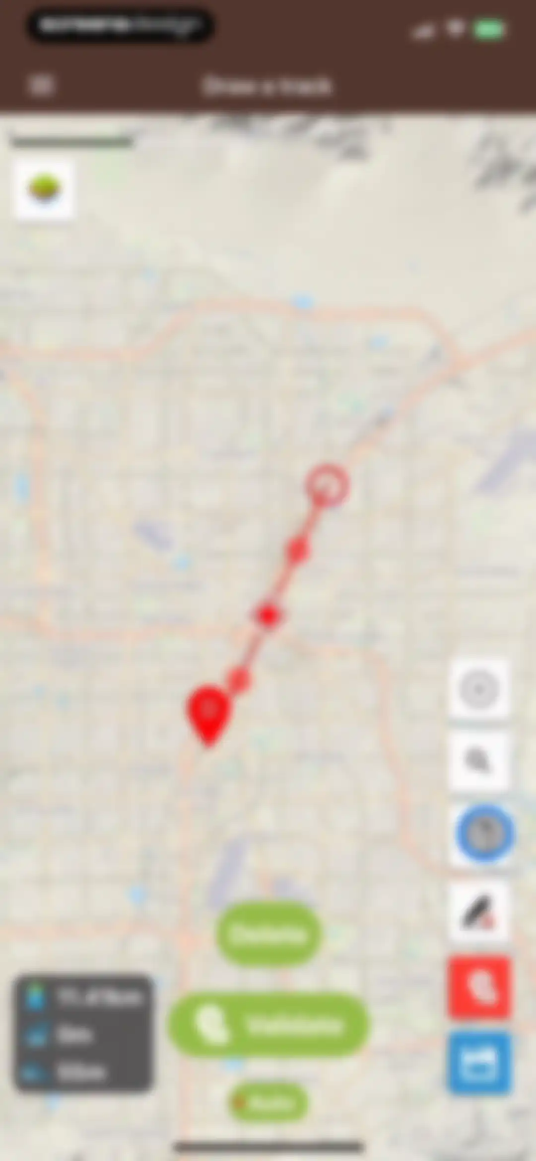 Visorando Walking Routes screen 46