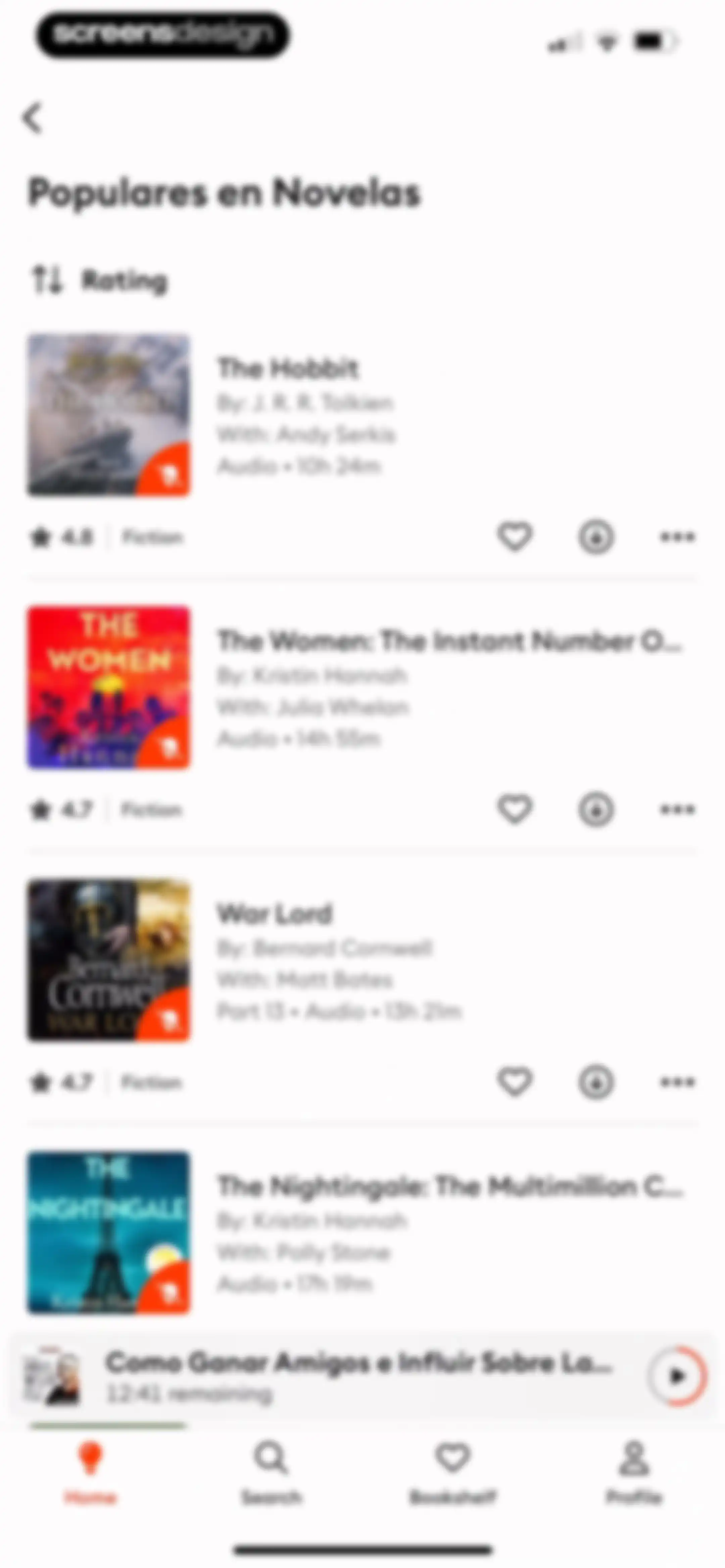 Storytel - Audiobooks Library screen 54