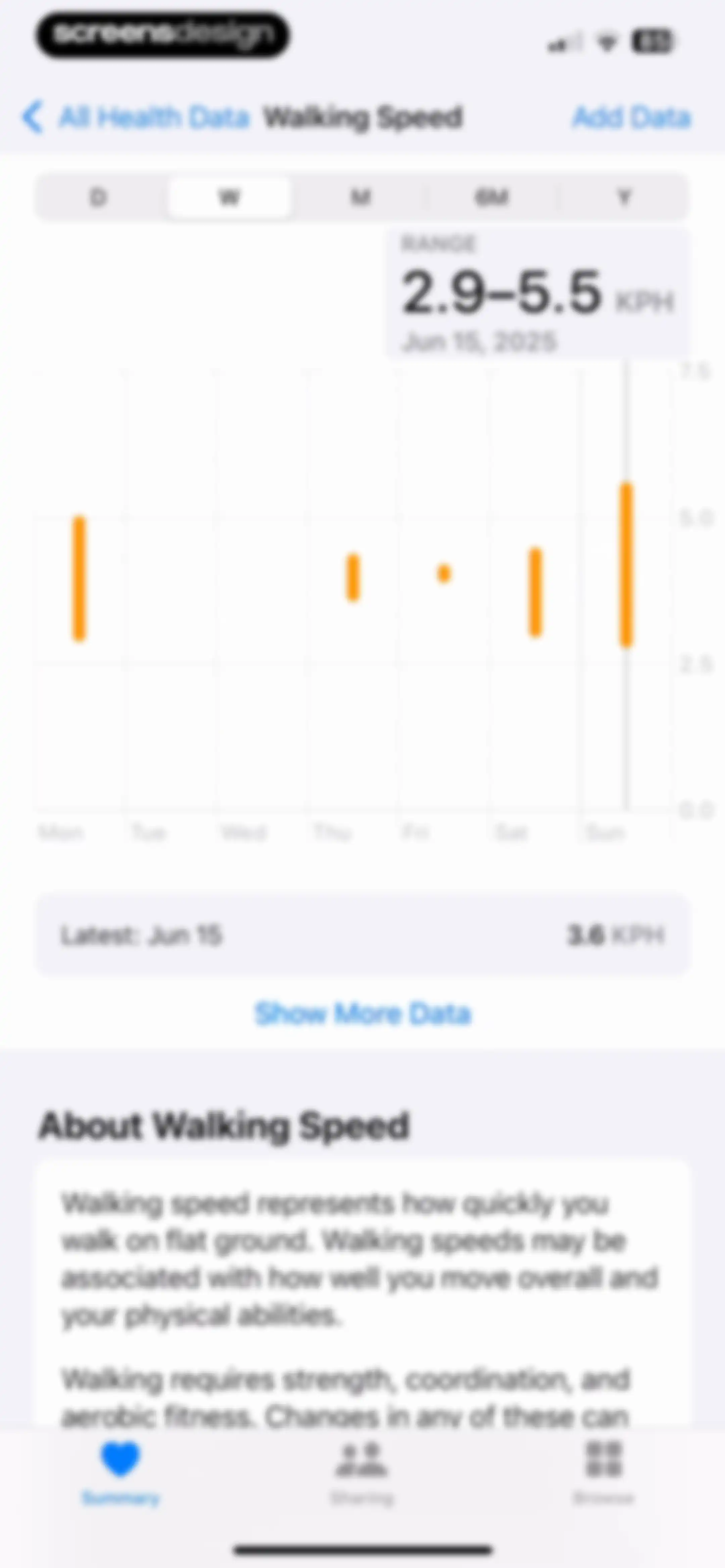 Apple Health screen 60