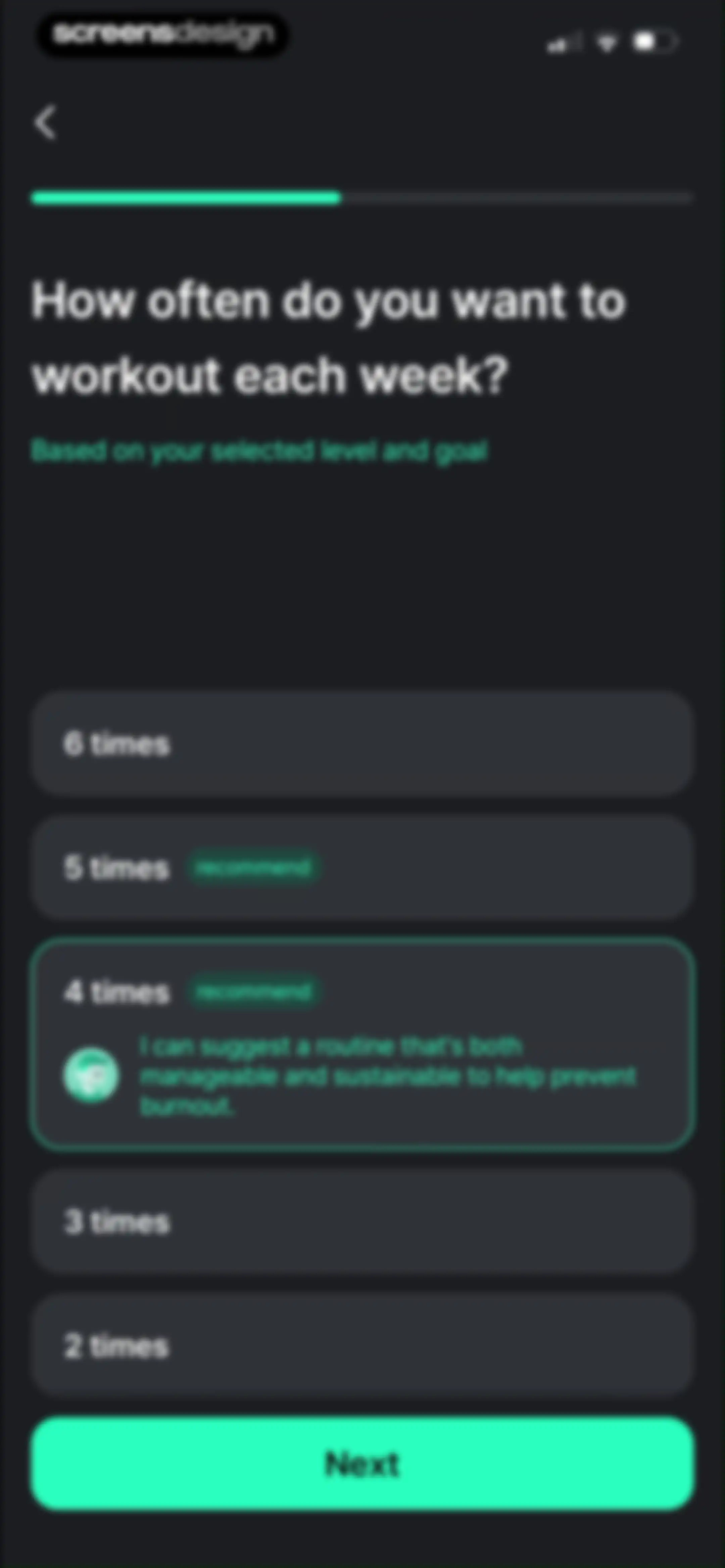 Planfit AI Gym Workout Planner screen 22