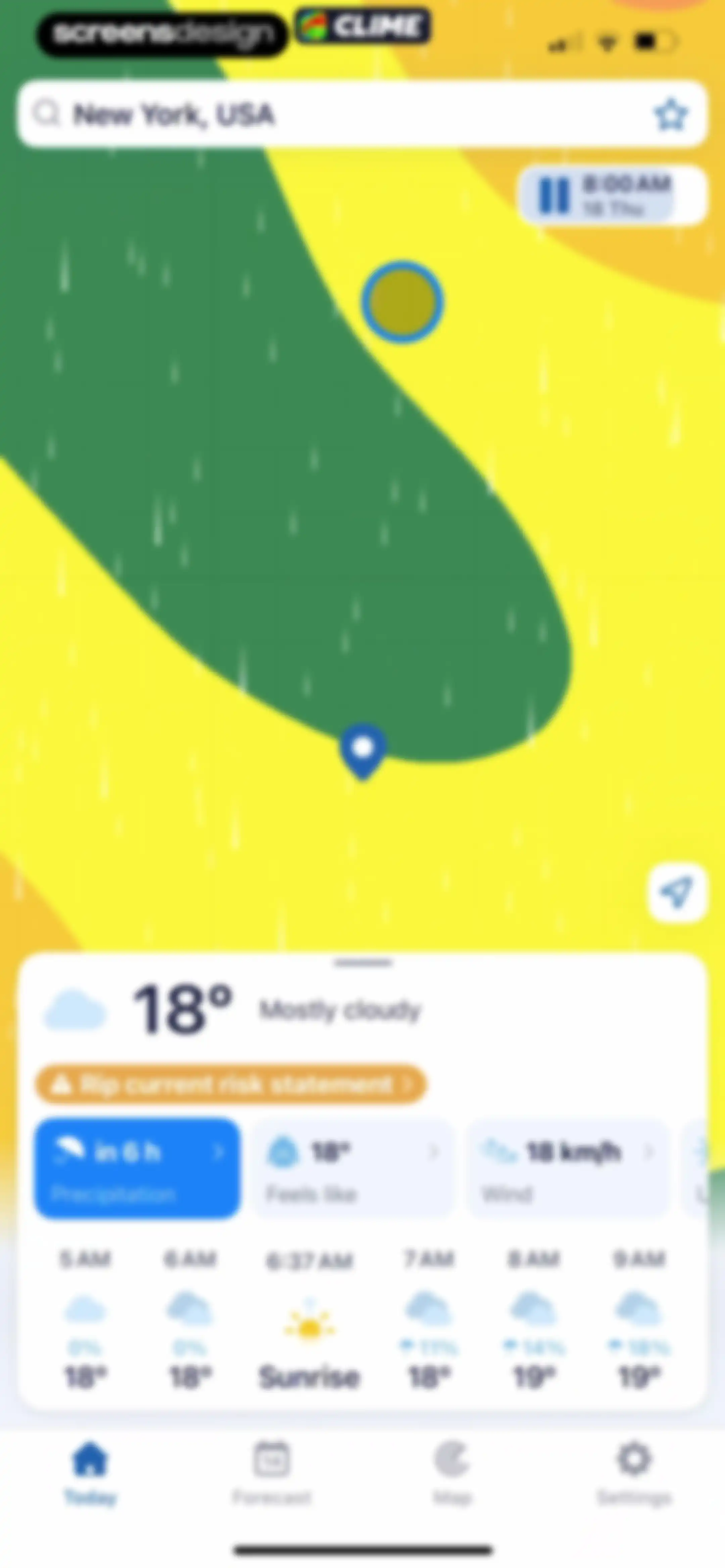 Clime: NOAA Weather Radar Live screen 29