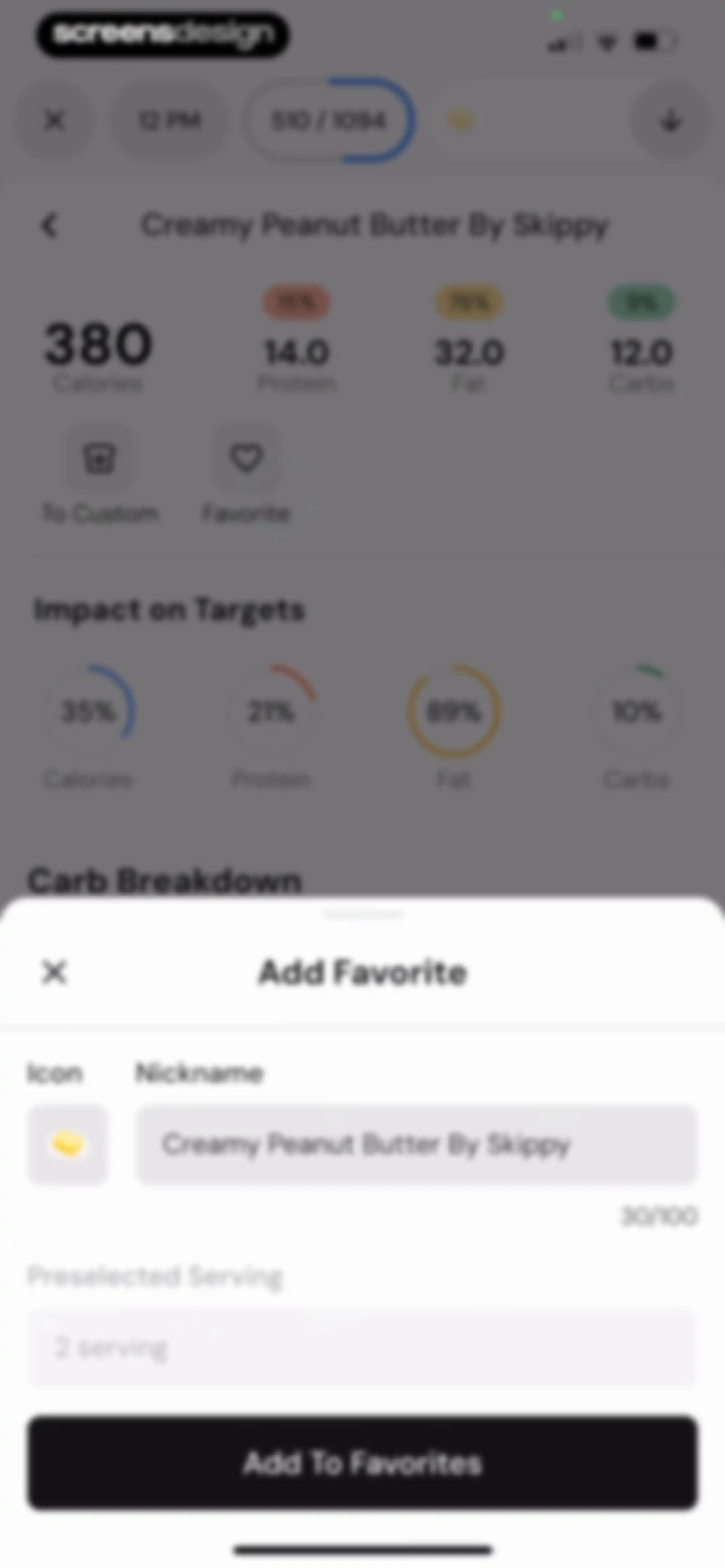 MacroFactor - Macro Tracker screen 181
