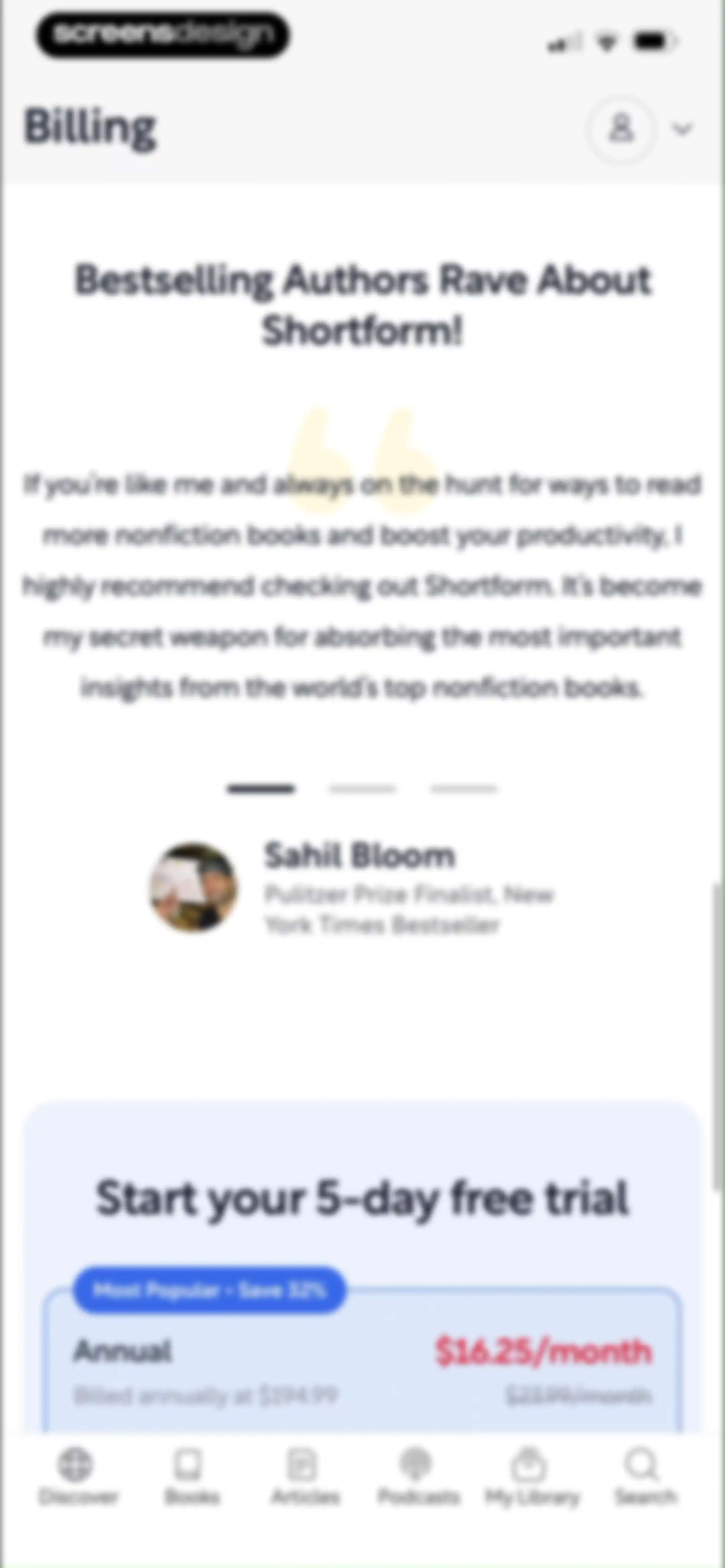 Shortform Daily Book Summaries screen 35