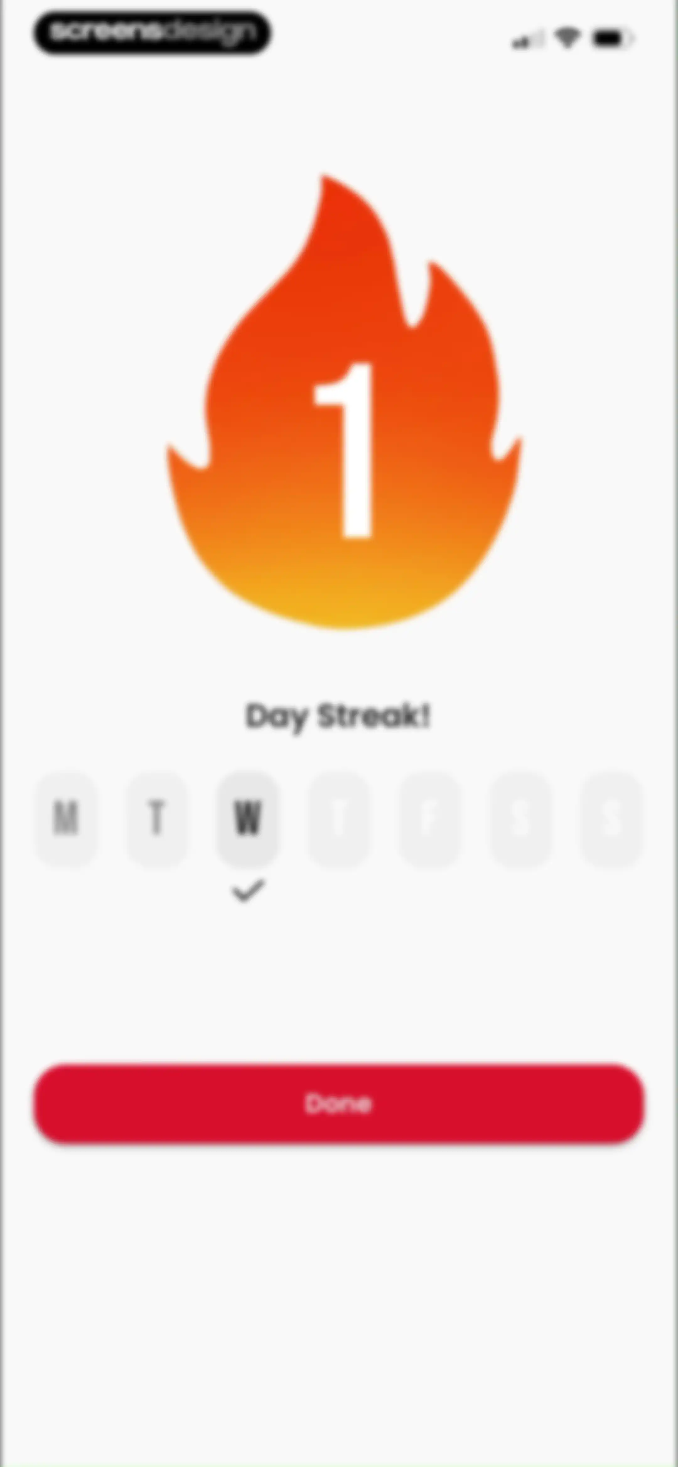 90 Day Challenge screen 53