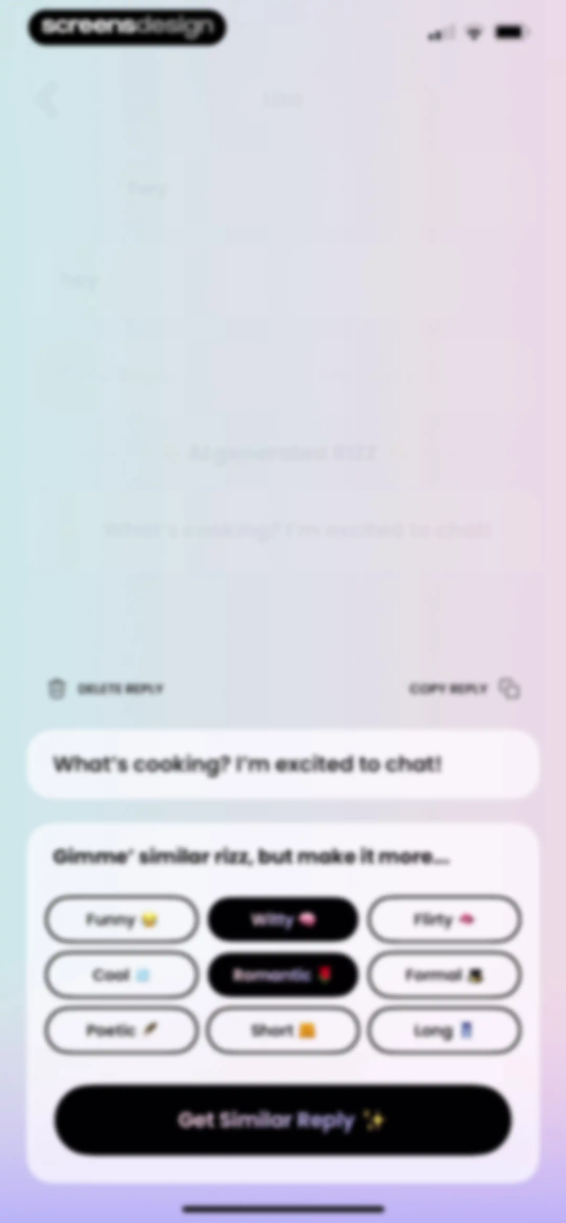 RIZZ screen 41