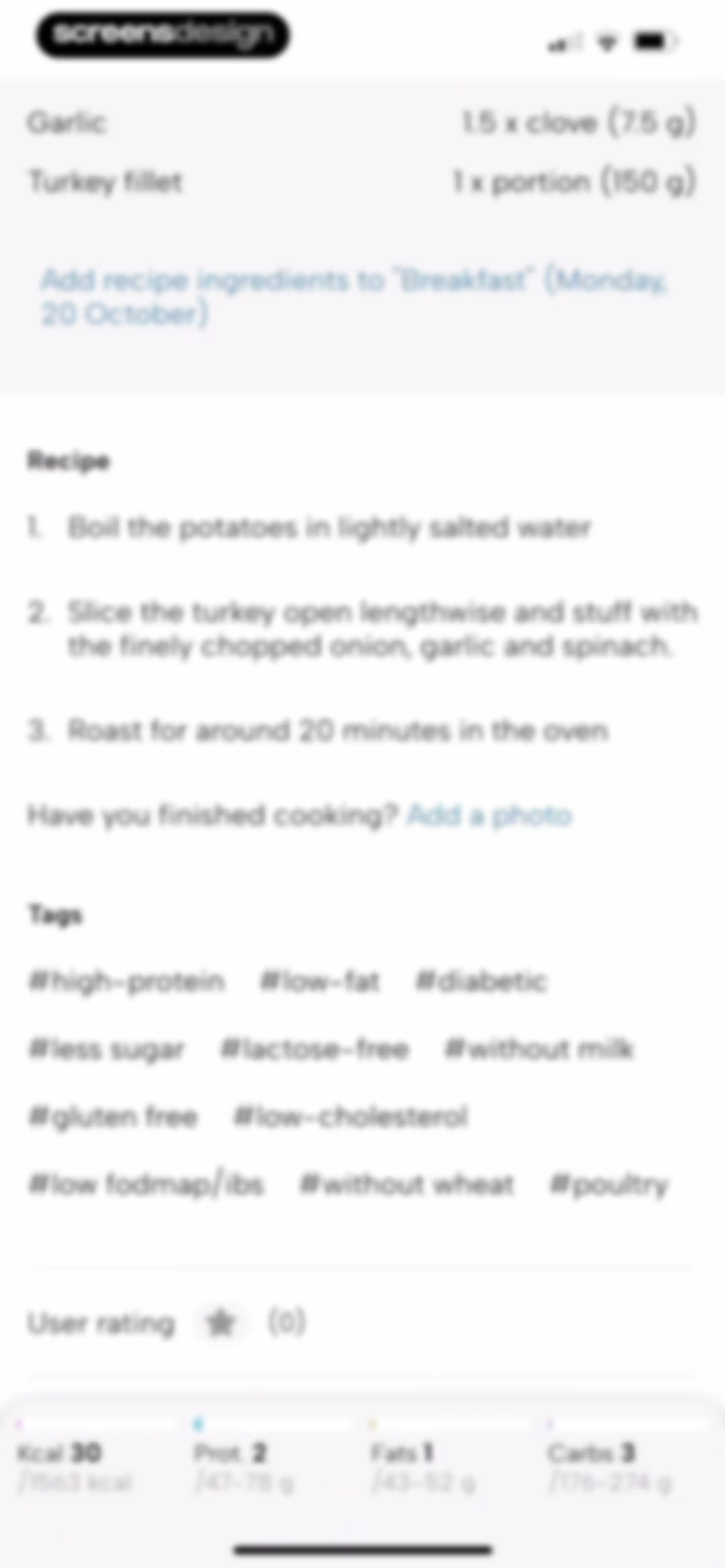 Fitatu AI Calorie Counter screen 84