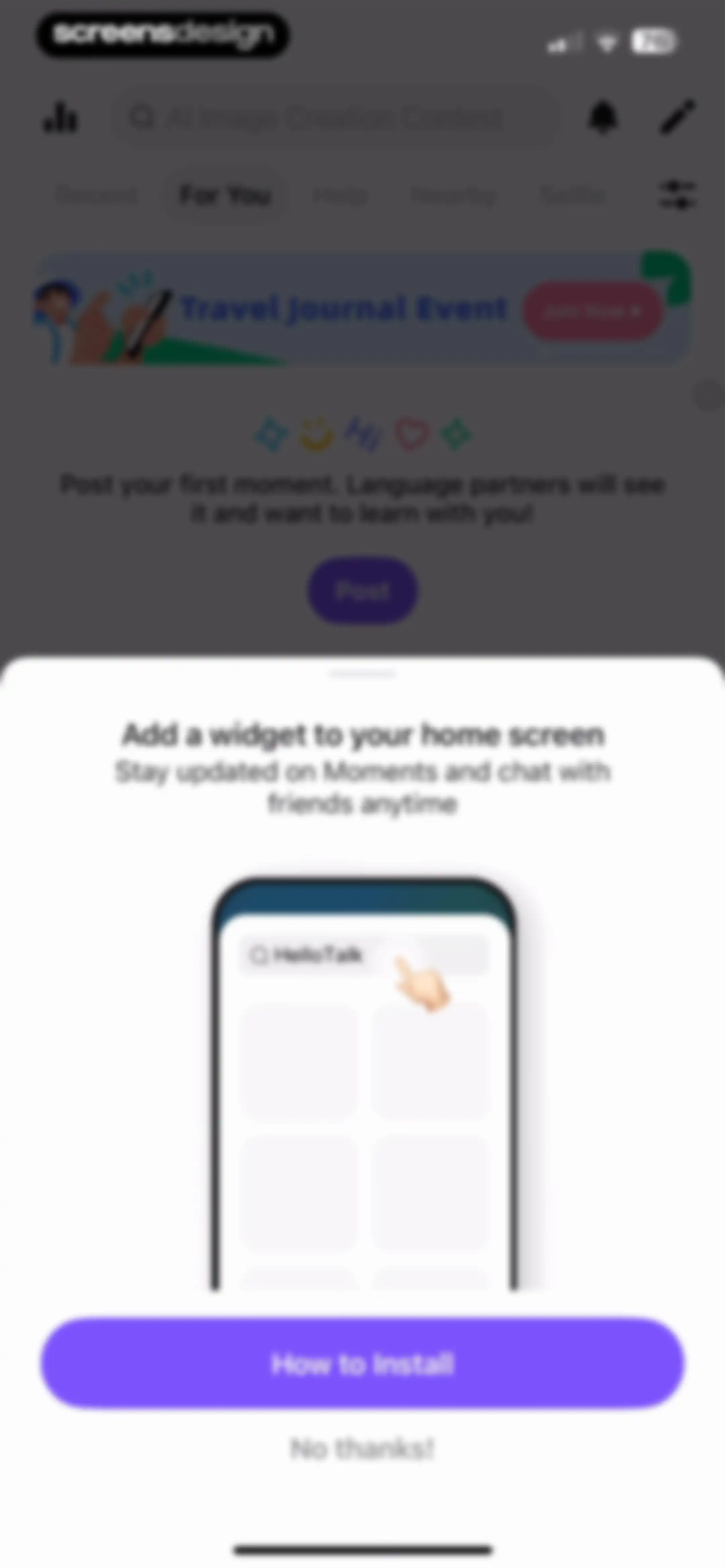 HelloTalk - Language Learning screen 123