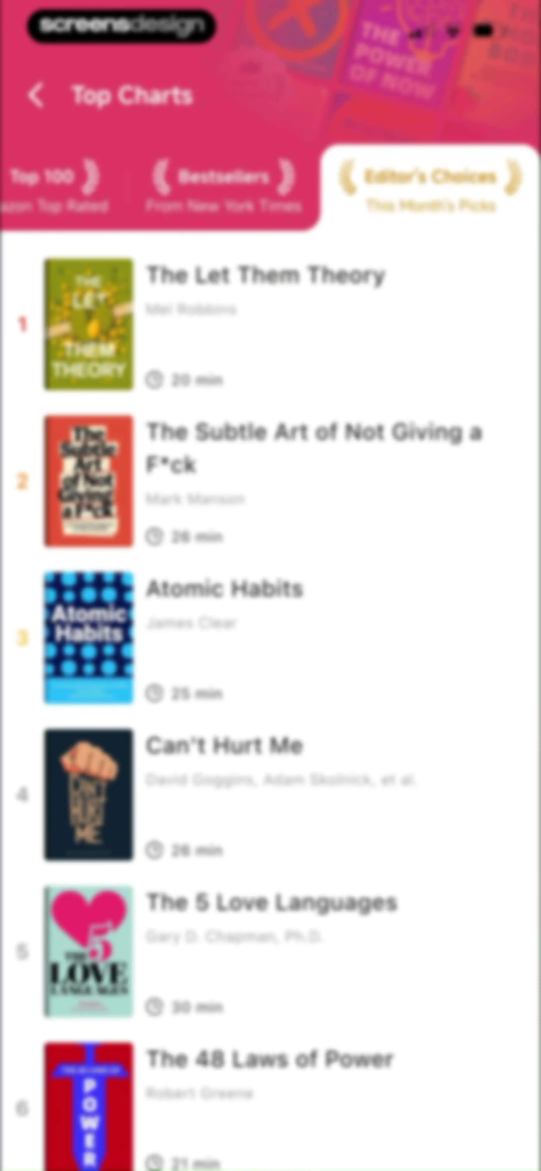LeapAhead-Daily Book Cast screen 64