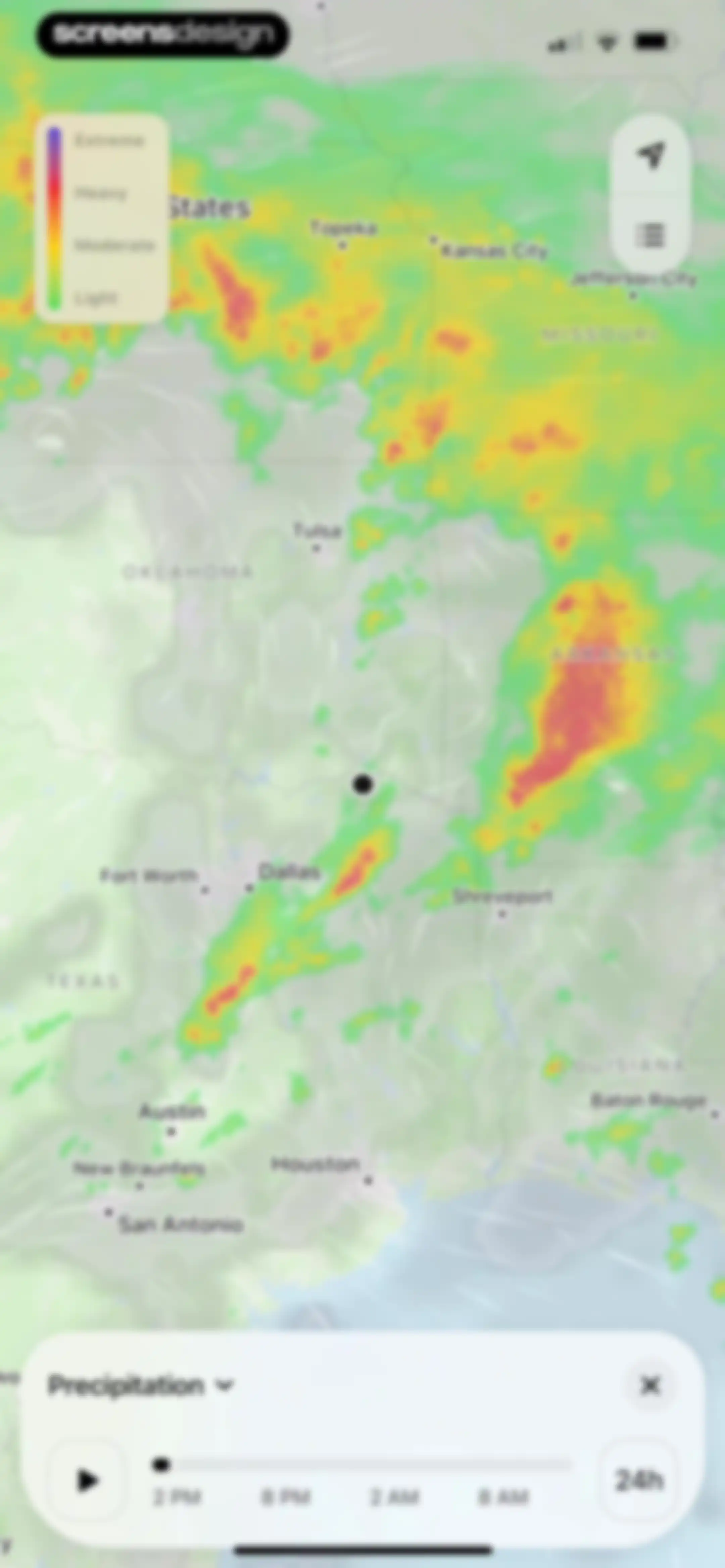 Element: Weather Radar screen 37