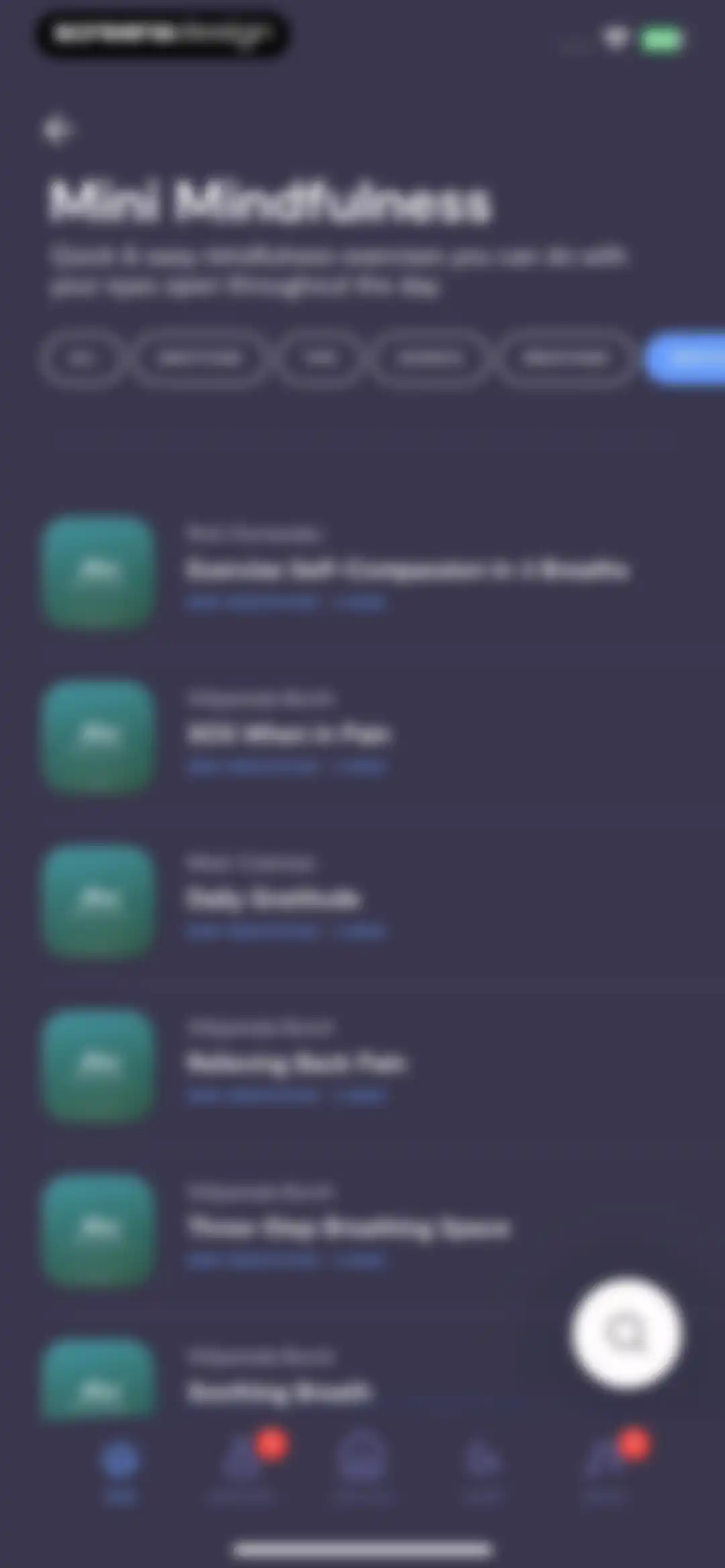 Mindfulness.com Meditation App screen 62