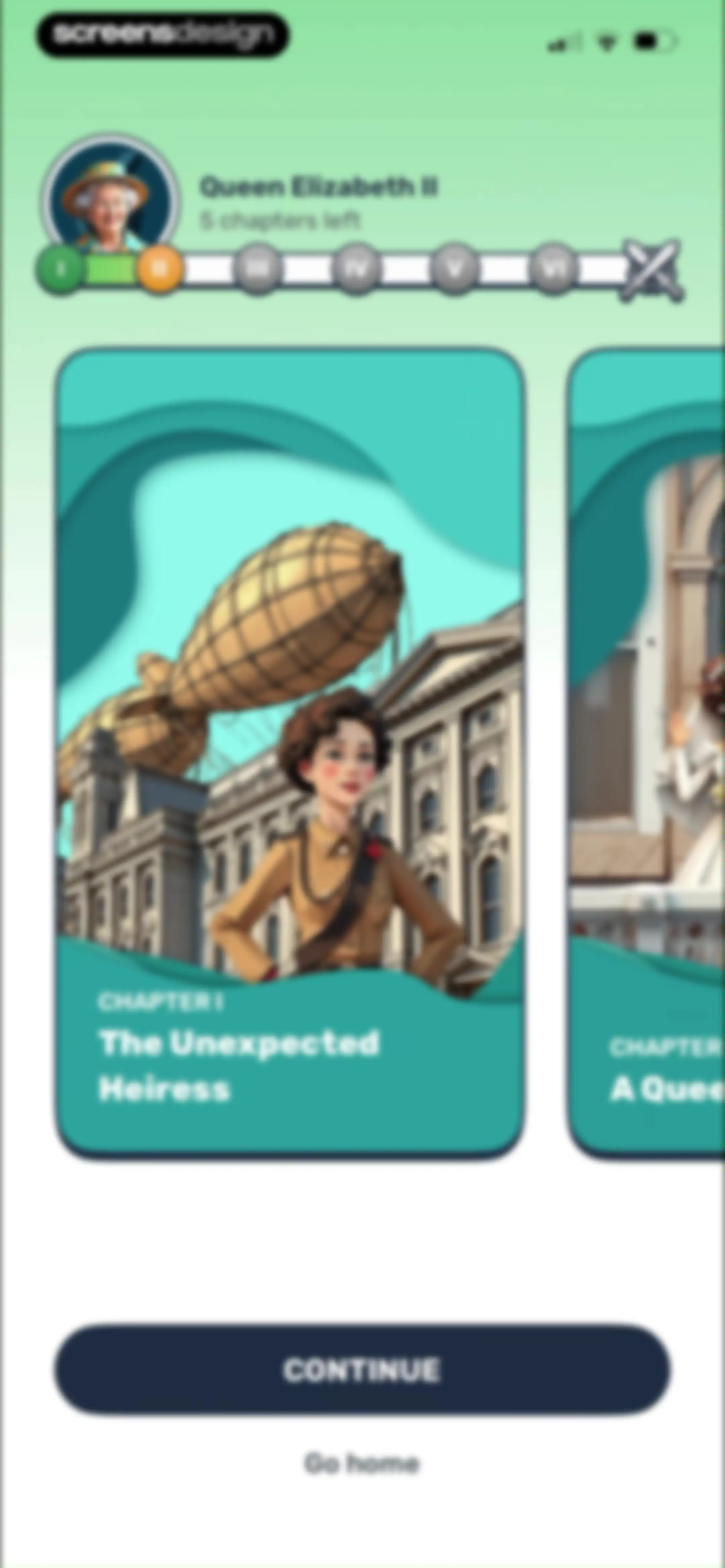 Paladin: Learn History screen 70