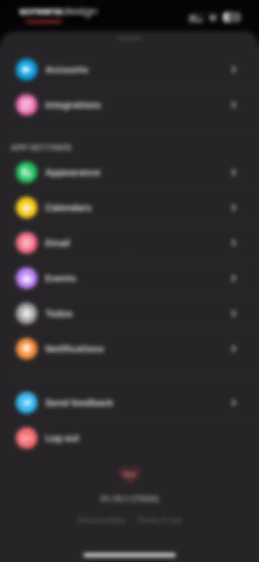 Amie - Todos, calendar screen 79