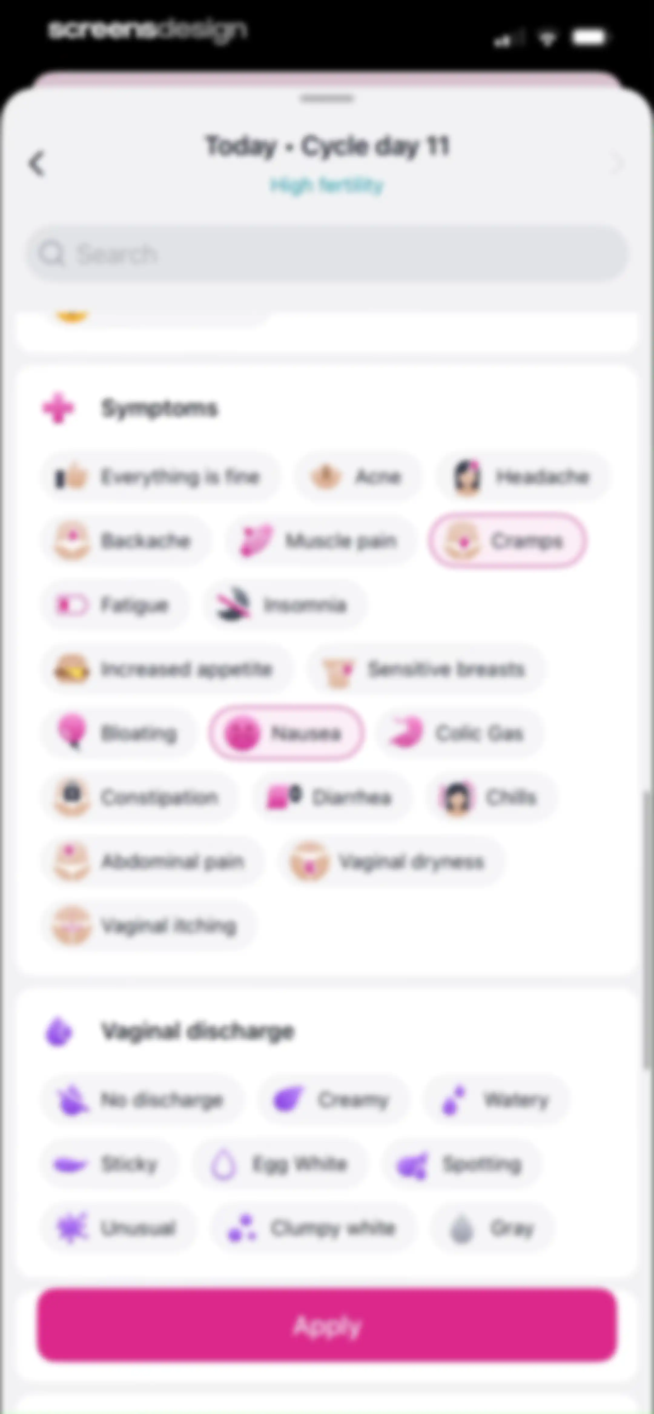 Pregmate Ovulation Tracker screen 62