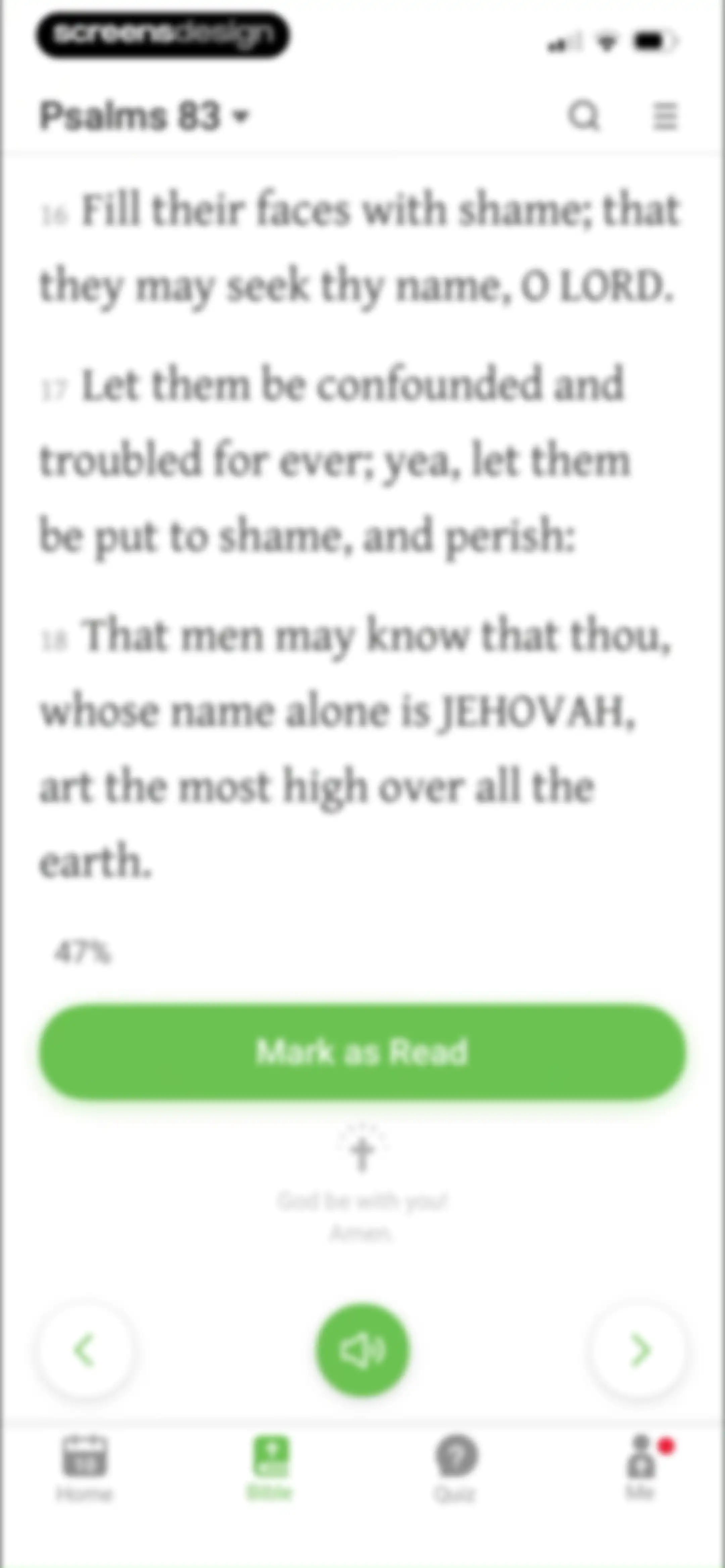 Bible - Daily Bible Verse KJV screen 30