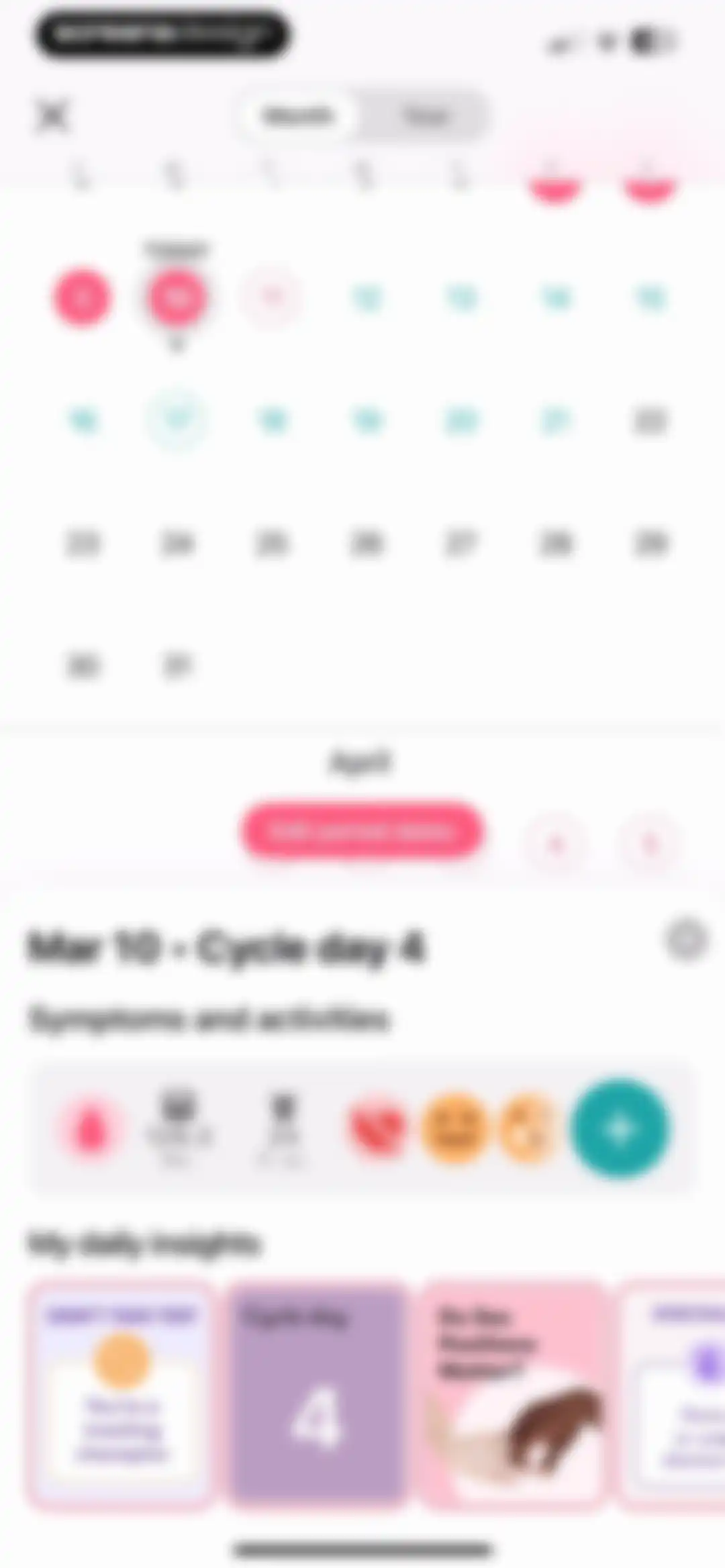 Flo Cycle & Period Tracker screen 118