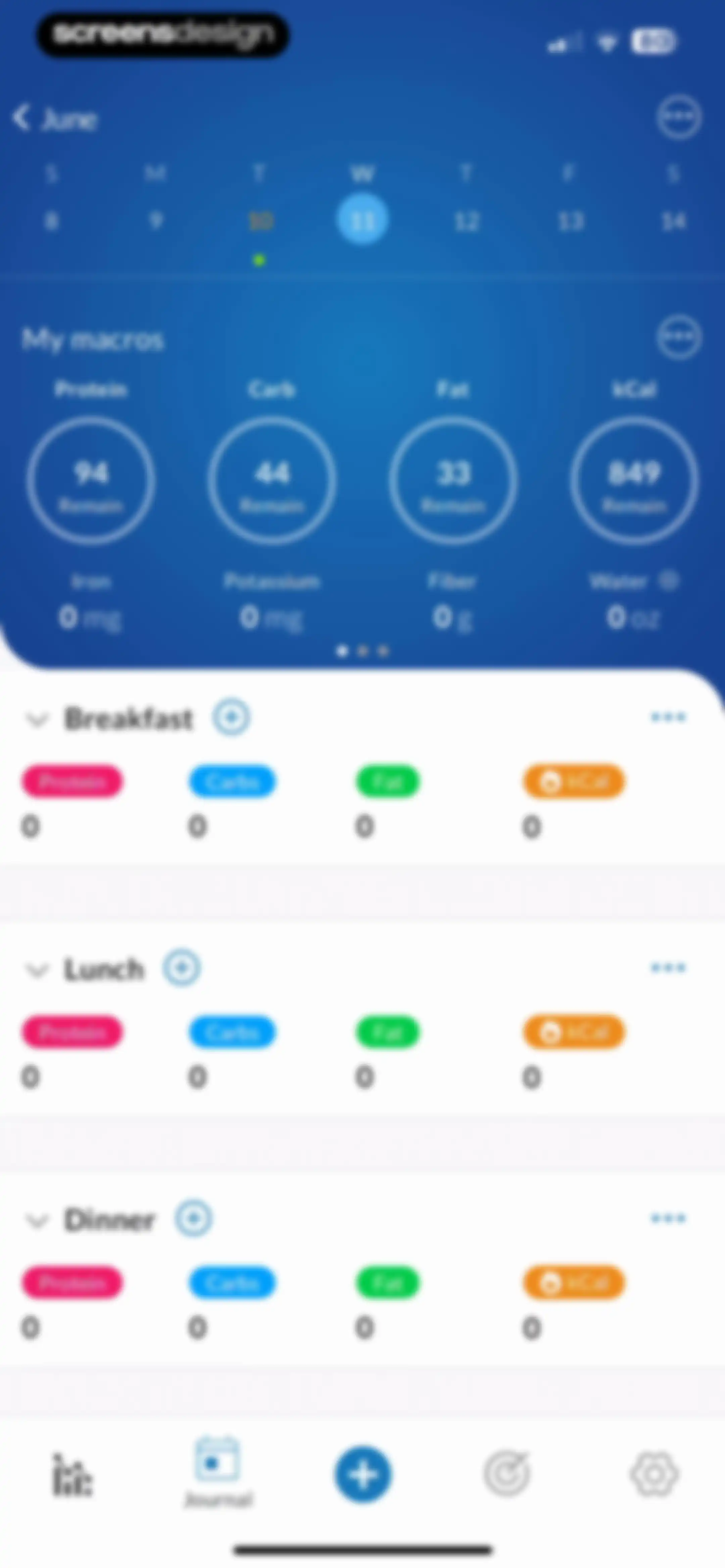 MacrosFirst - Macro Tracker screen 81
