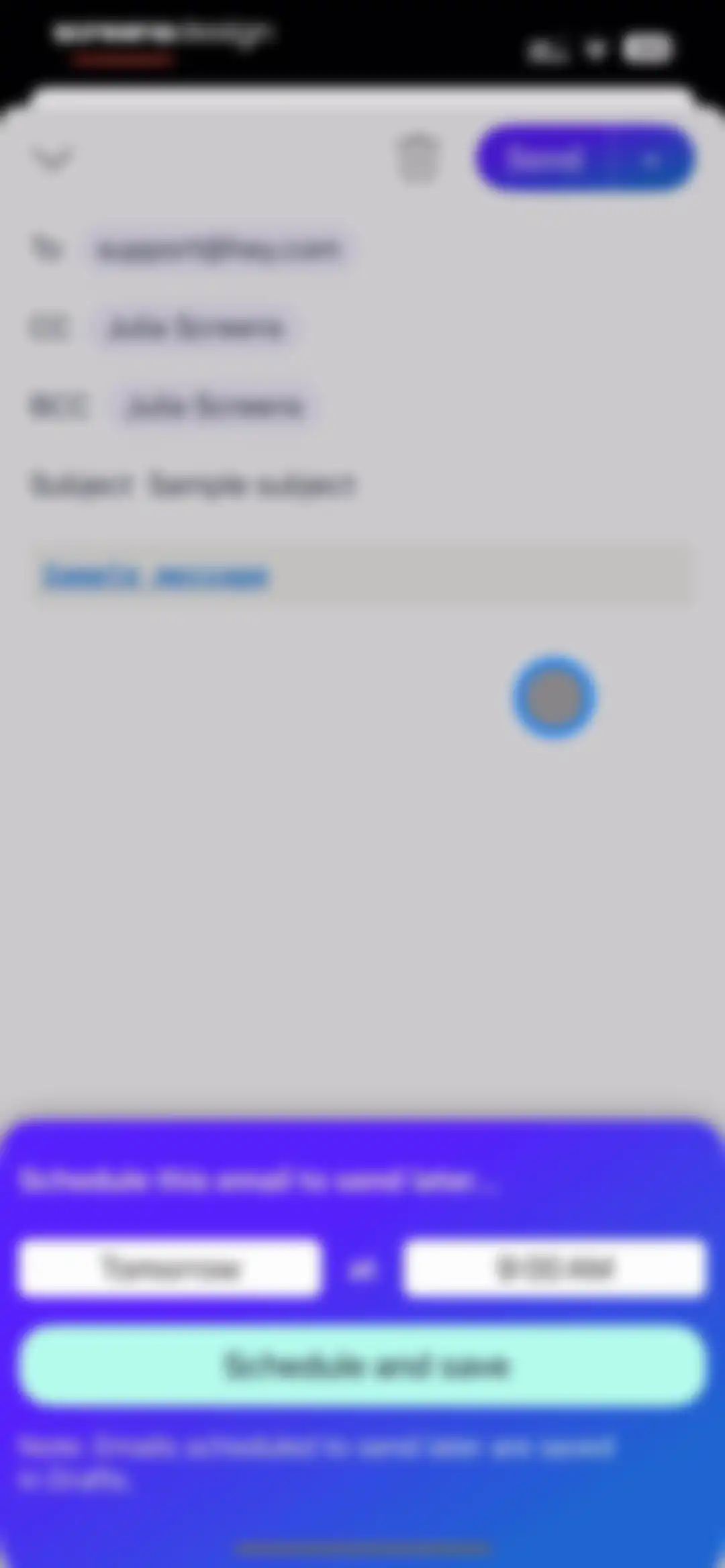 HEY Email screen 39