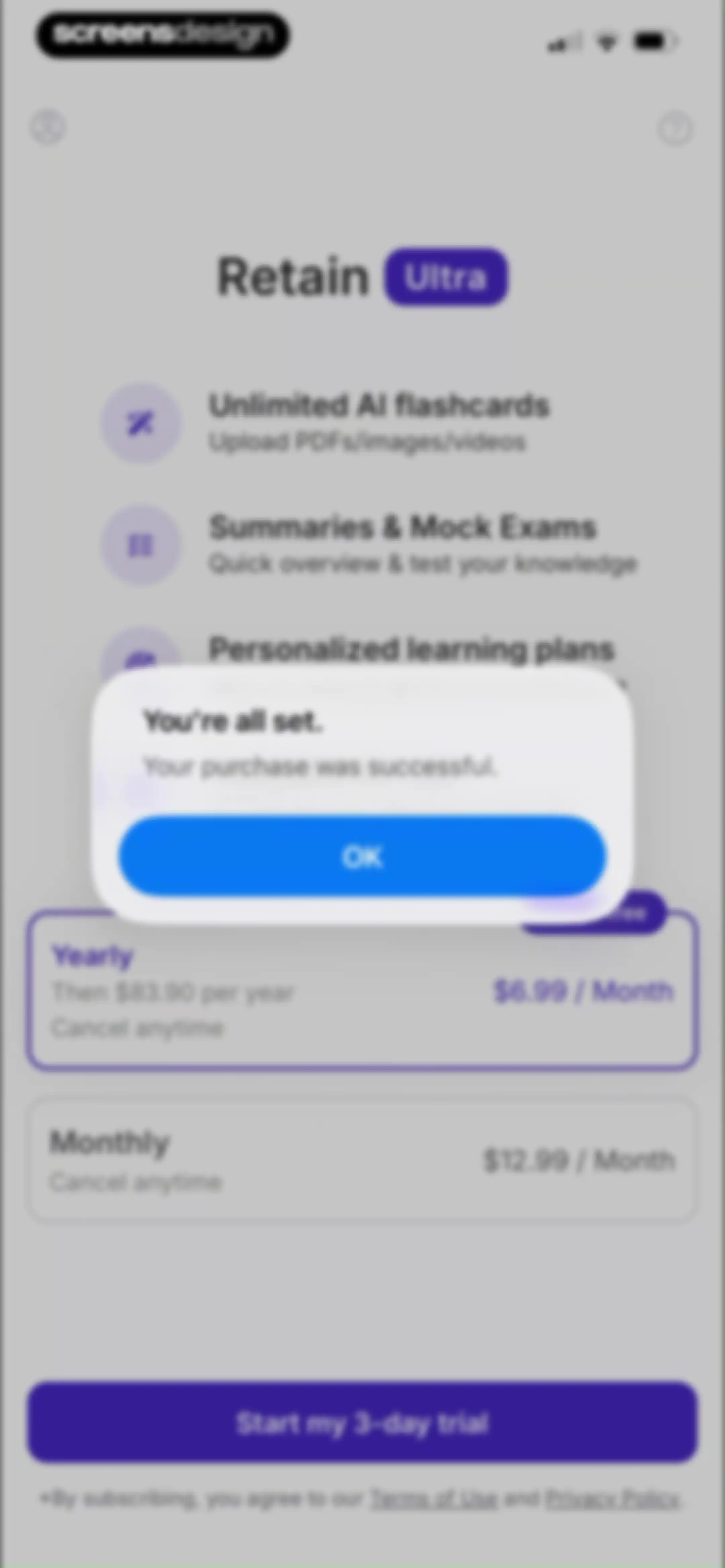 Retain Cards: AI Flashcards screen 32