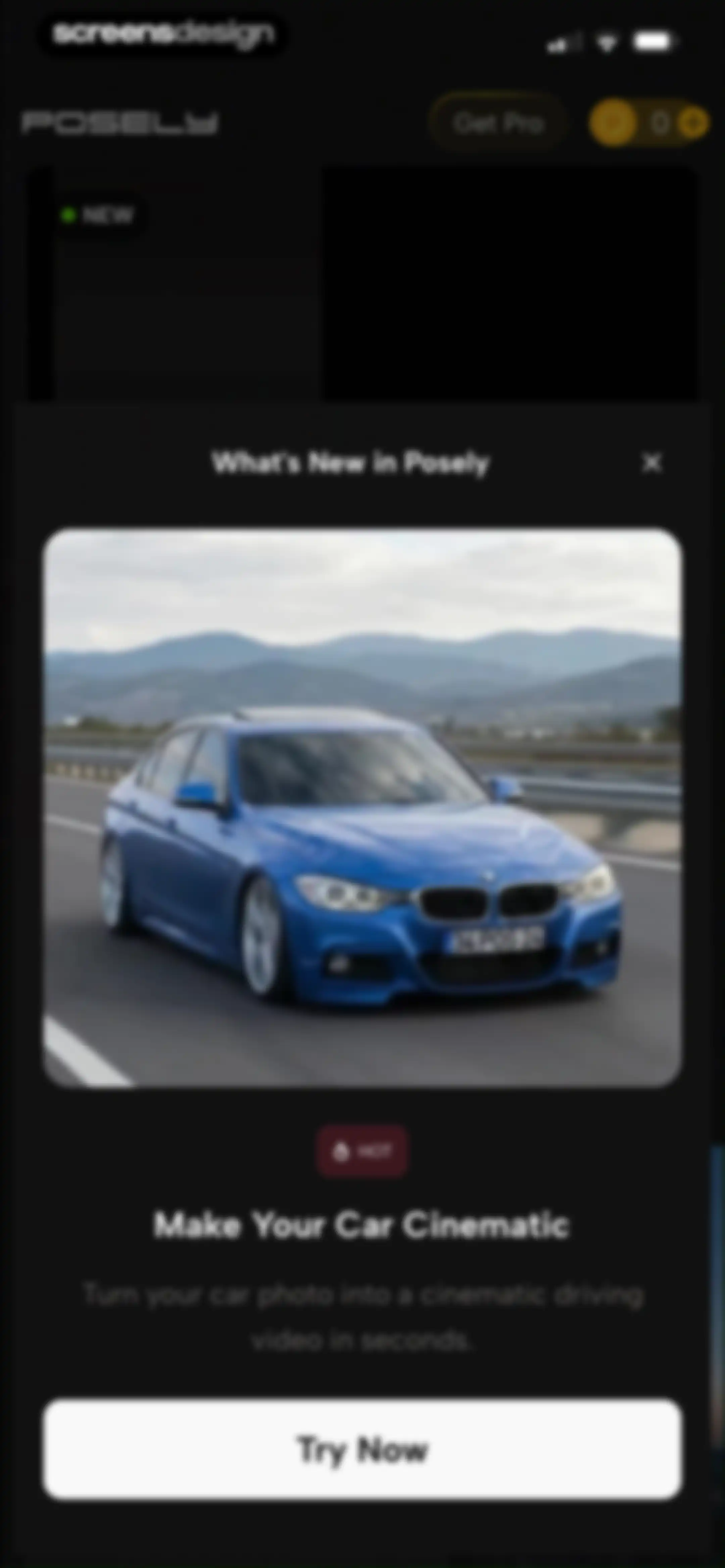 Posely: AI Car Photo & Video screen 8