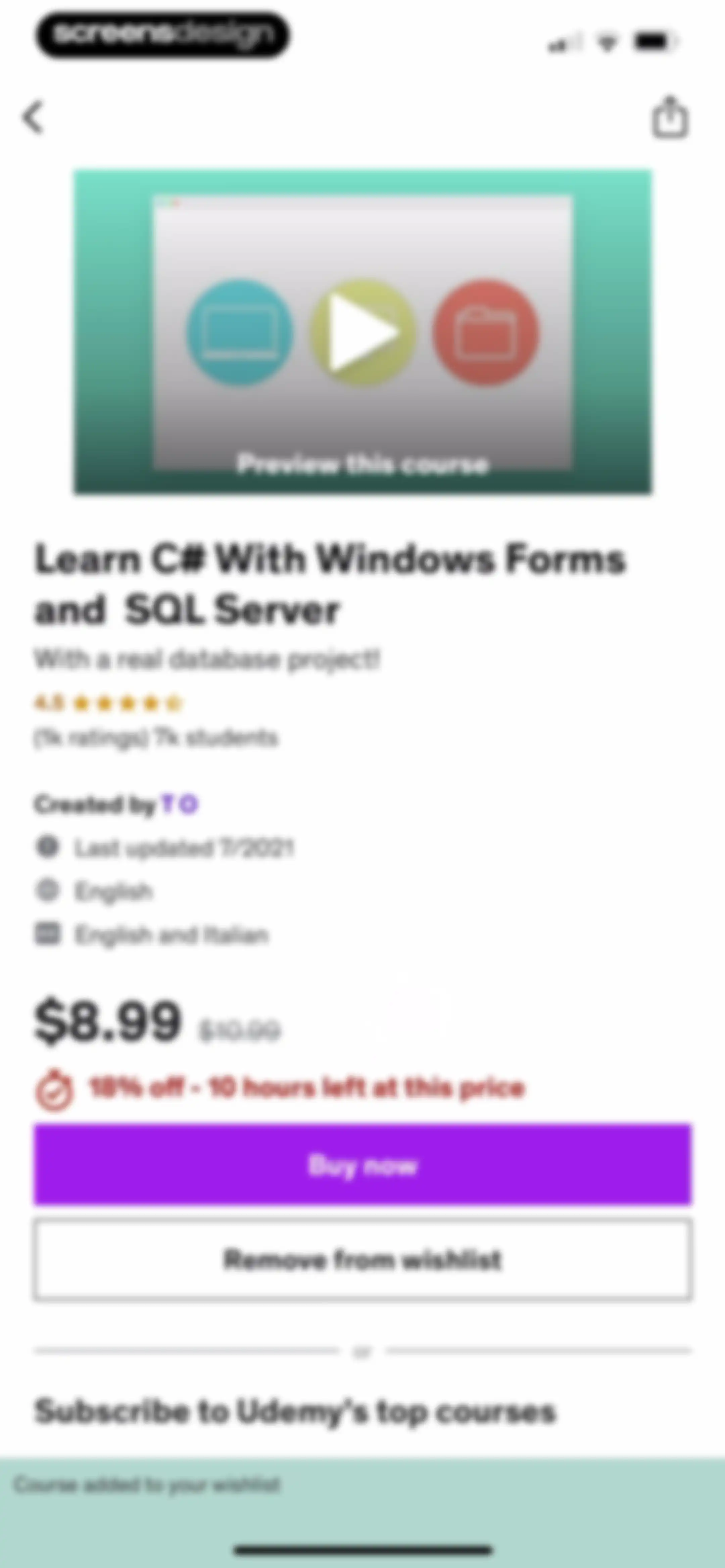 Udemy Online Video Courses screen 21