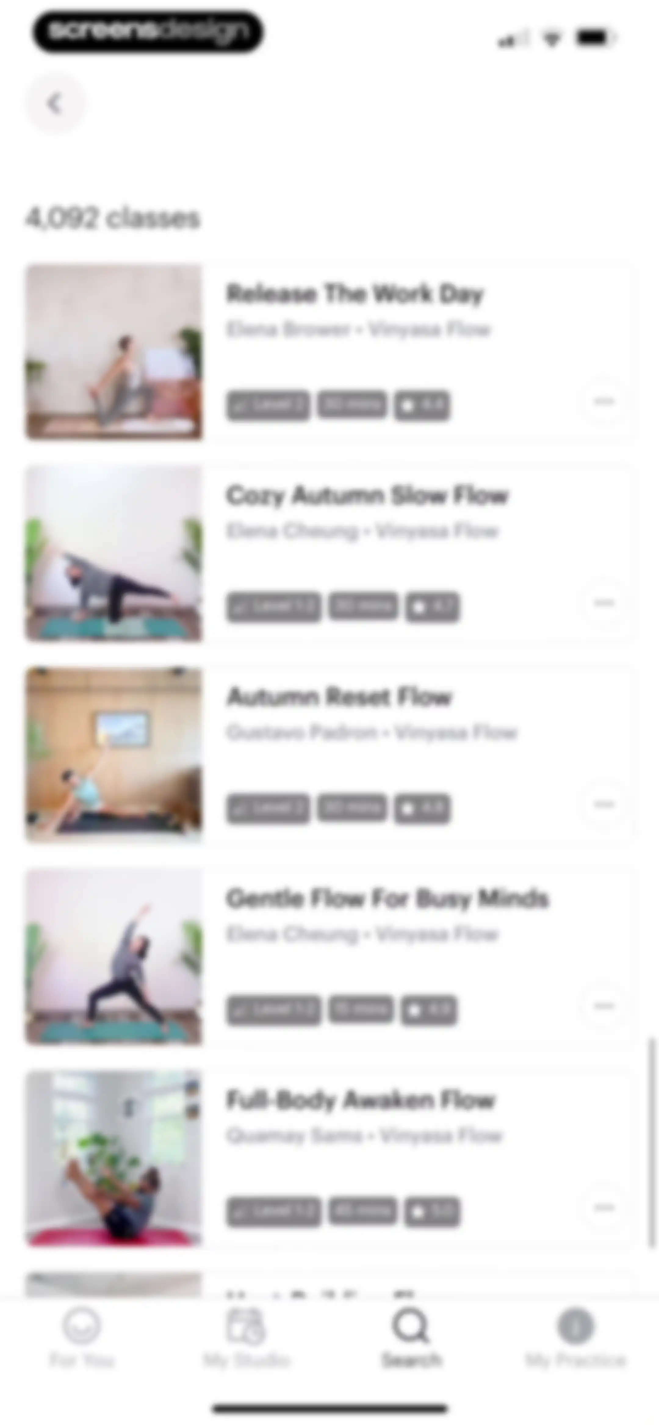 Glo | Yoga and Meditation App screen 78